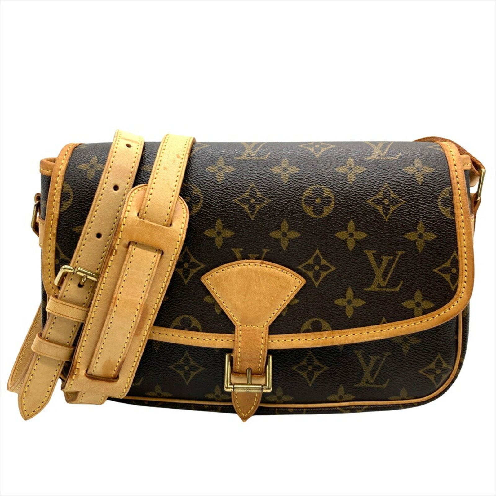Monogram Canvas Louis Vuitton Shoulder Bag: Monogram Canvas Louis Vuitton Shoulder Bag Monogram Canvas Louis Vuitton Shoulder Bag in Brown. This classic shoulder bag features the iconic Louis Vuitton monogram canvas design and is made from