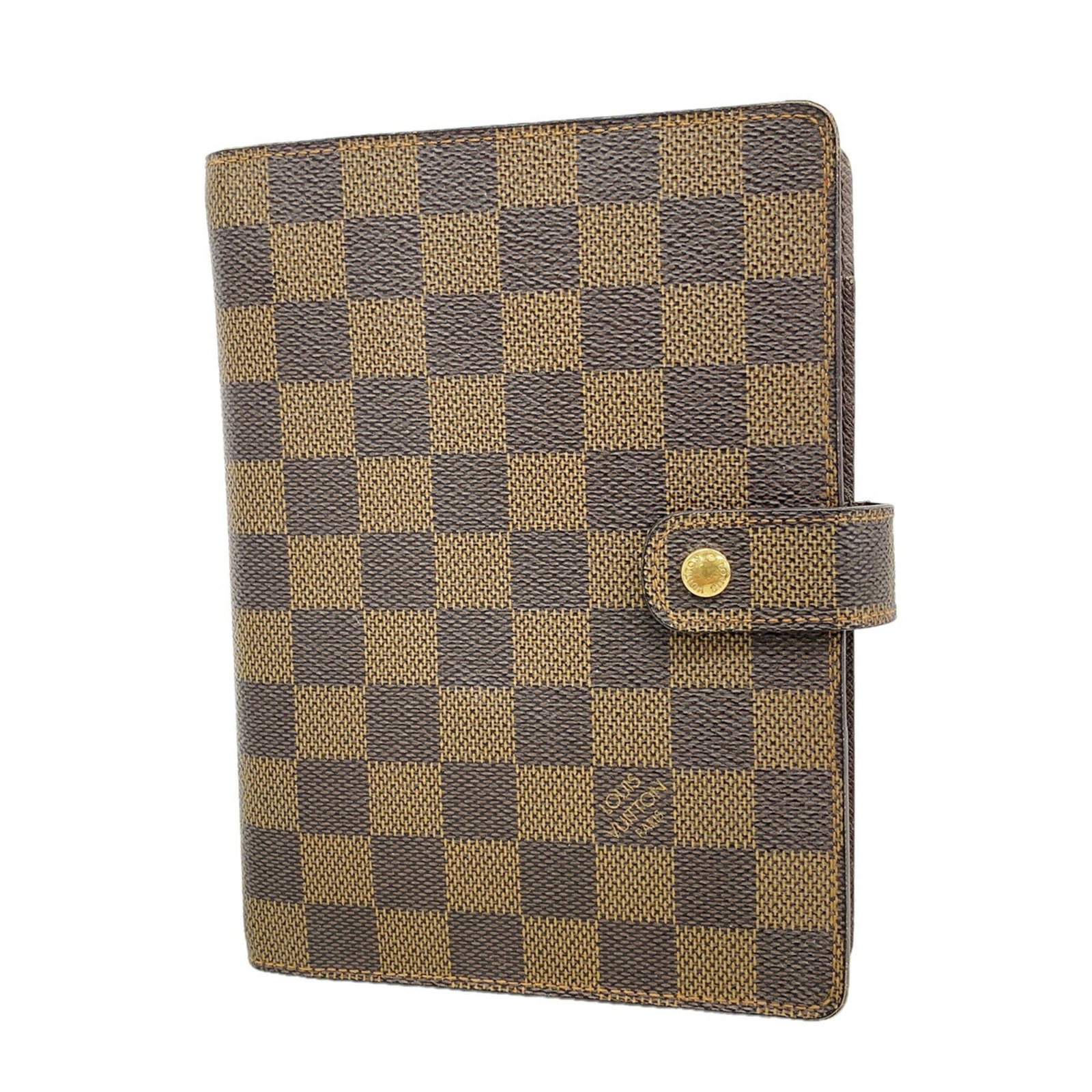 Damier Agenda Notebook Mm Cover Louis Ebene Men'S/ Women'S R20701 Vuitton: Damier Agenda Notebook Mm Cover Louis Ebene Men'S/ Women'S R20701 Vuitton Damier Agenda Notebook with Ebene Mm Cover, a stylish and functional accessory from Louis Vuitton, features a distinctive