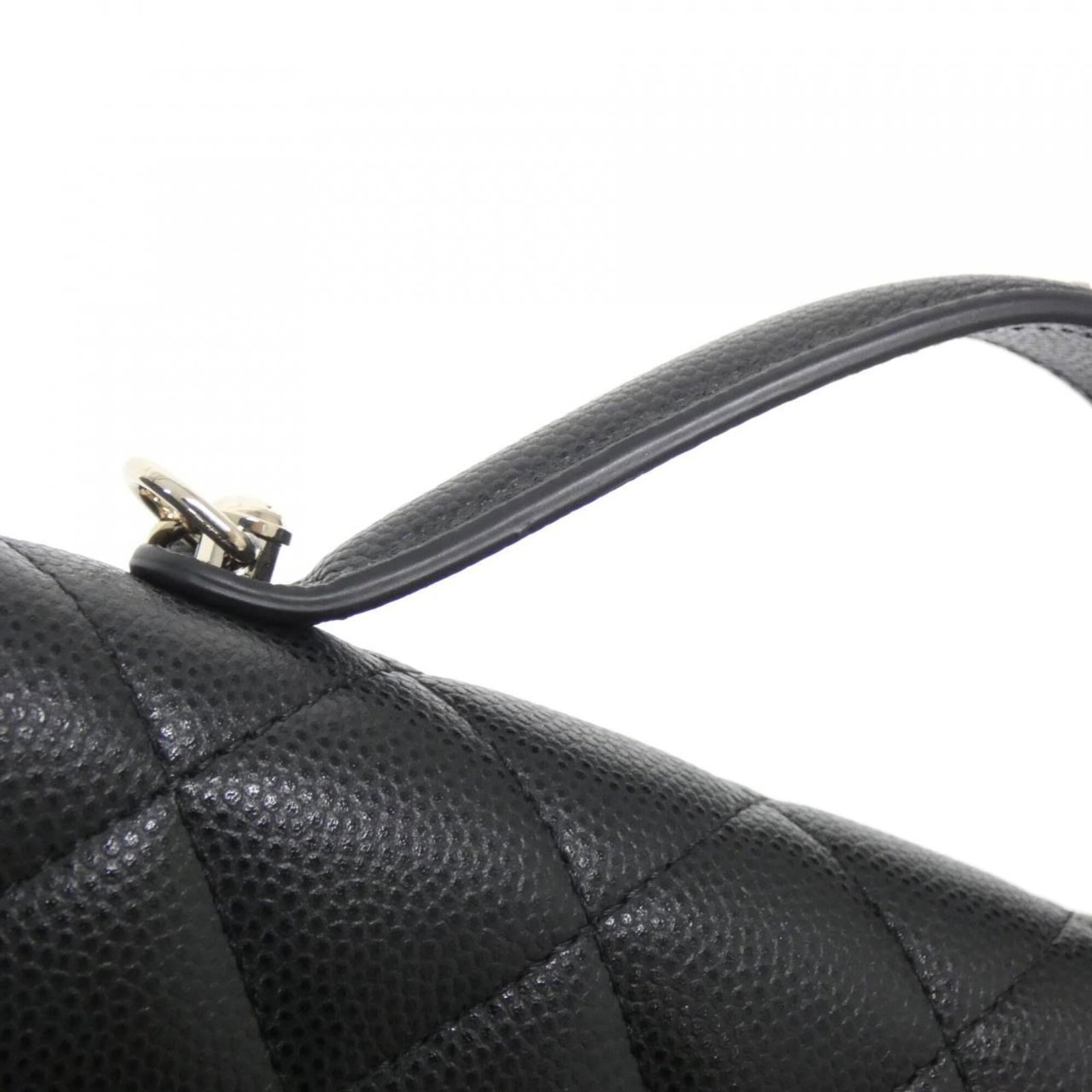 Calfskin Grained Chanel Backpack - 5