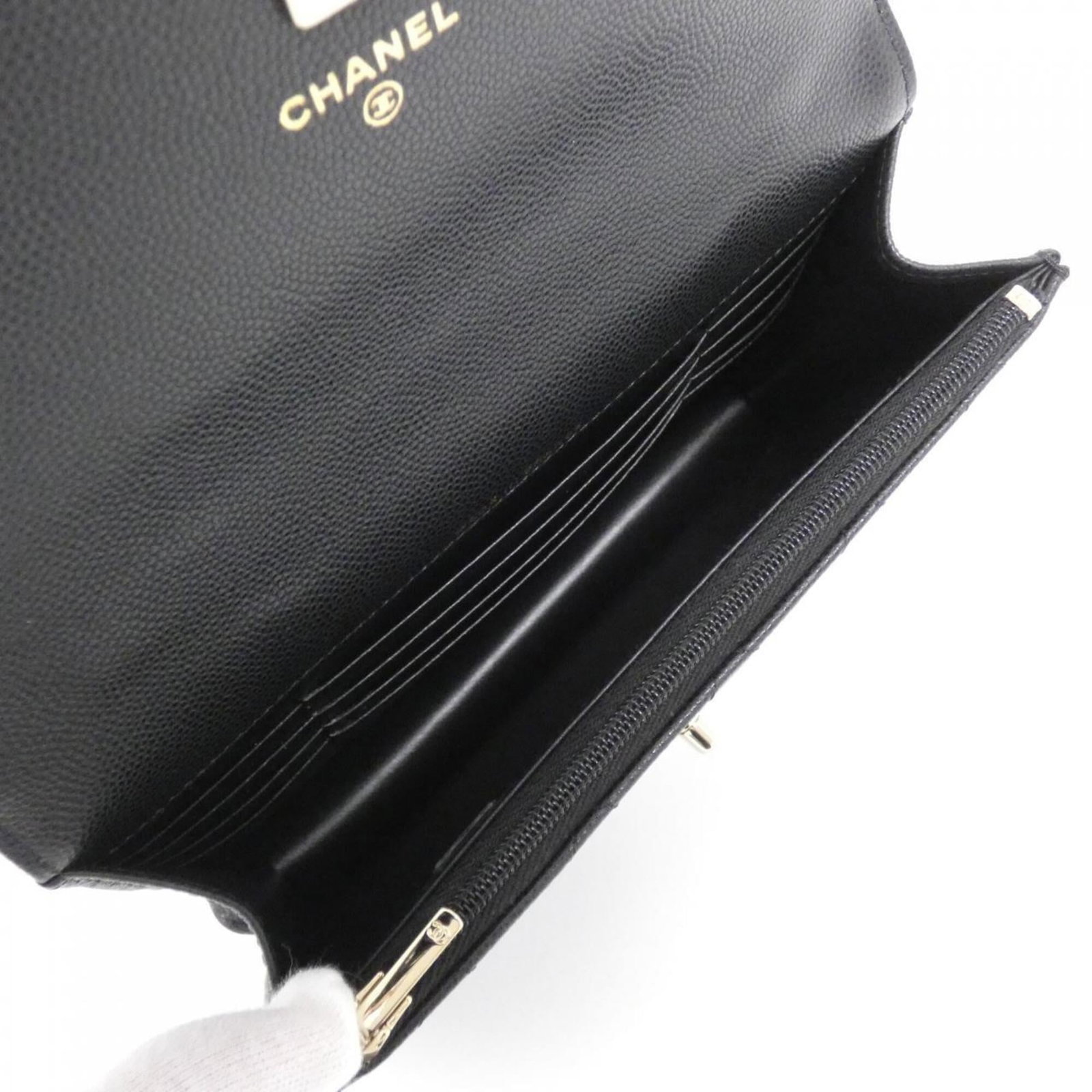 Calfskin Grained Chanel Backpack - 6