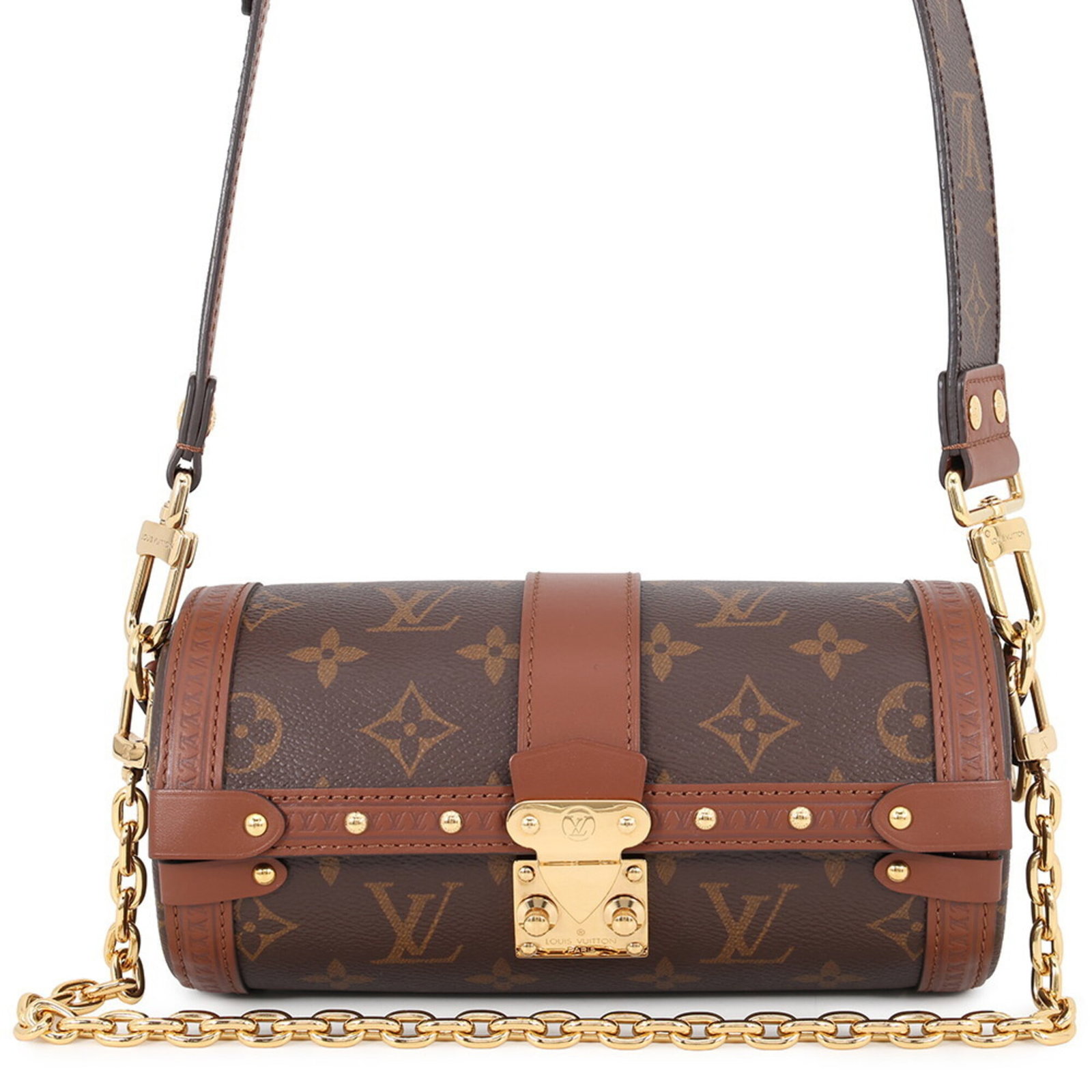 Shoulder Bag Monogram Louis Vuitton: Shoulder Bag Monogram Louis Vuitton Brown Monogram Louis Vuitton Shoulder Bag. This 10cm x 20cm x 9.5cm shoulder bag features the iconic Louis Vuitton monogram pattern in brown, crafted from