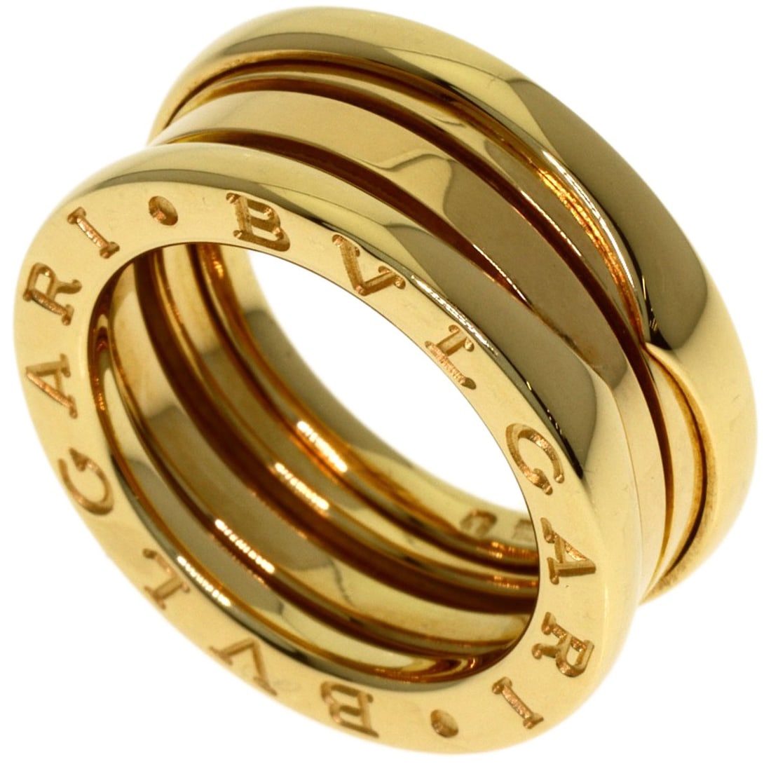 Bvlgari B.Zero1 2 Band #48 Ring K18 Yellow Gold: Bvlgari B.Zero1 2 Band #48 Ring K18 Yellow Gold Bvlgari B.Zero1 2 Band #48 Ring K18 Yellow Gold is a striking piece featuring 18k gold metal with a K18 purity, showcasing the brand's signature style.
