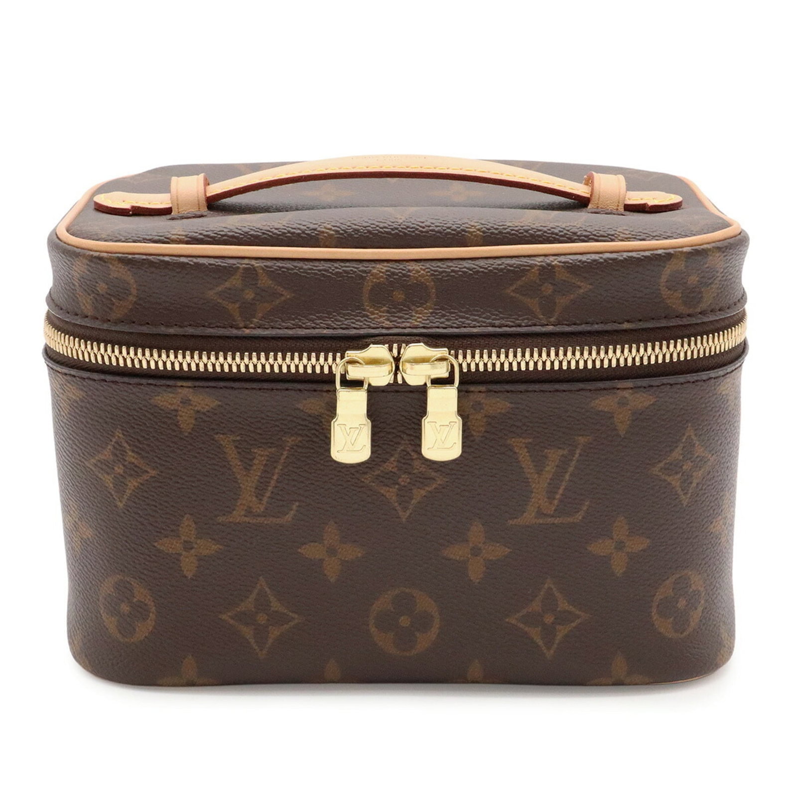 Louis Vuitton Monogram Handbag: Louis Vuitton Monogram Handbag Brown Louis Vuitton Monogram Handbag with 13cm x 19cm x 12cm dimensions and 270g weight, featuring a signature on the body. This handbag boasts the iconic Monogram
