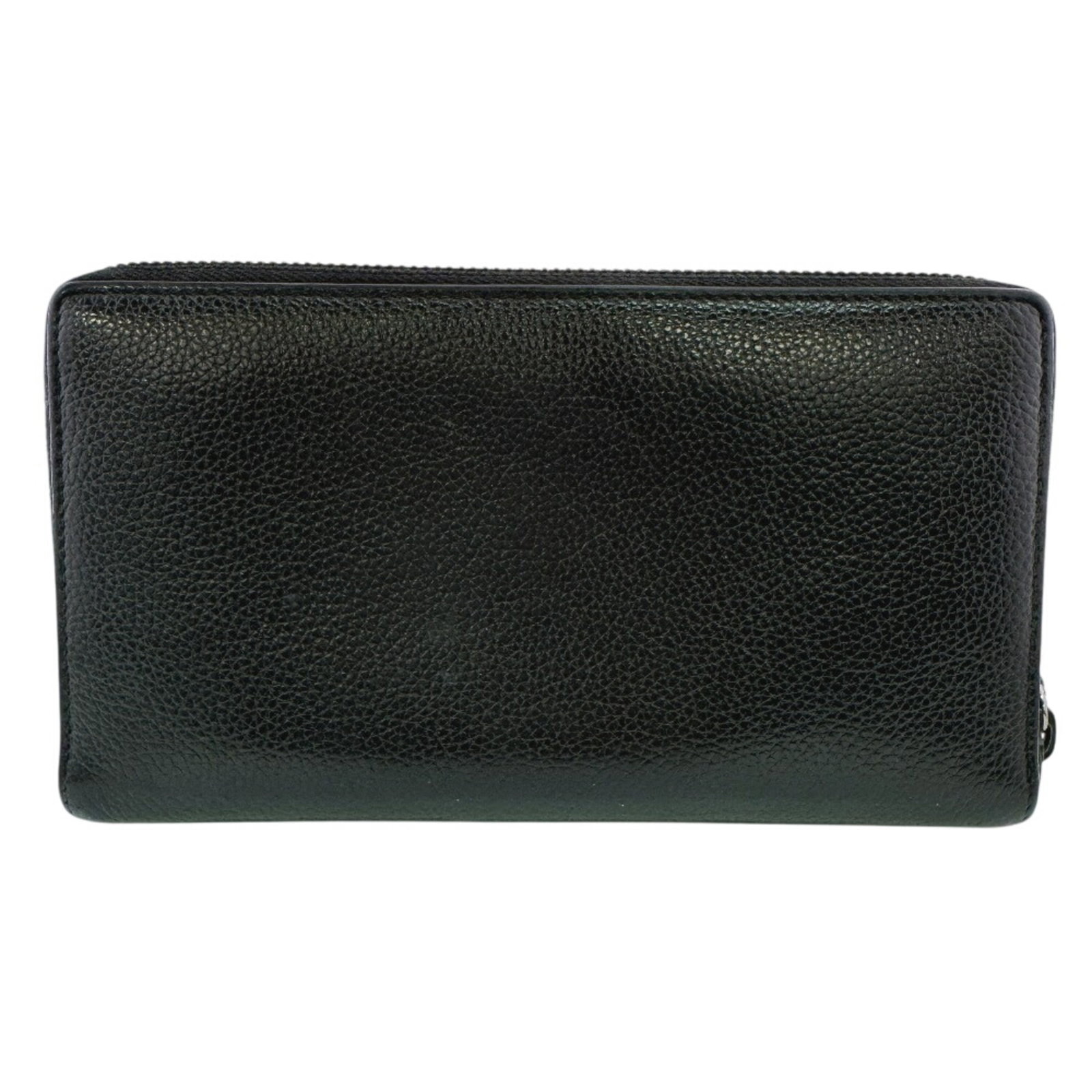 Long Wallet Leather Bi Fold Balenciaga: Long Wallet Leather Bi Fold Balenciaga Long wallet from Balenciaga, featuring a bi-fold design made from high-quality calfskin leather. The sleek black color and classic style make this a versatile