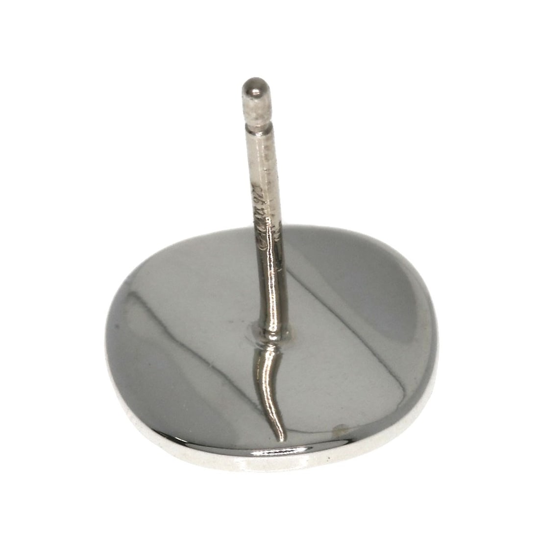 Tiffany Co Notes Silver Earring Round - 6