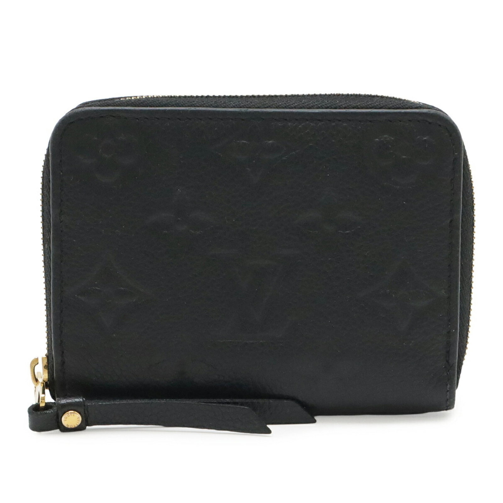 Louis Vuitton Purse Case Monogram Coin Empreinte: Louis Vuitton Purse Case Monogram Coin Empreinte Monogram Empreinte coin purse/coin case from Louis Vuitton, featuring the iconic black monogram pattern. This sleek and compact case measures 8.5cm x