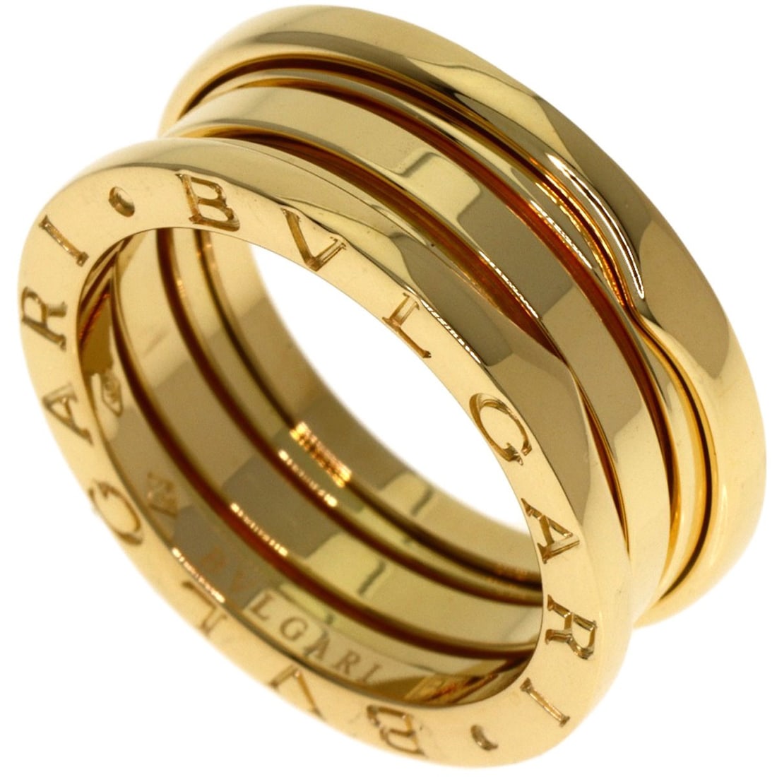 Bvlgari Zero1 2 Band Yellow Gold K18 Ring 52: Bvlgari Zero1 2 Band Yellow Gold K18 Ring 52 Bvlgari Zero1 2 Band Yellow Gold K18 Ring 52 features a striking 2-band design in K18 yellow gold, showcasing the brand's signature elegance. This ring boa