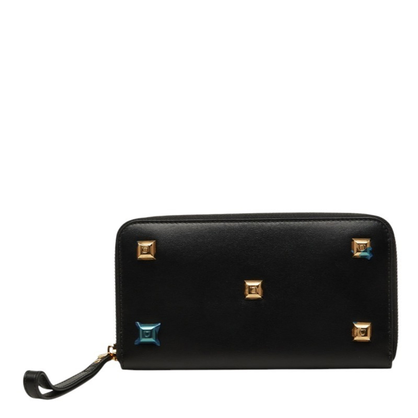 Salvatore Ferragamo Long Wallet (Bi-Fold) Leather: Salvatore Ferragamo Long Wallet (Bi-Fold) Leather The Salvatore Ferragamo Long Wallet (Bi-Fold) Leather is a sleek and sophisticated accessory, characterized by its black leather construction and