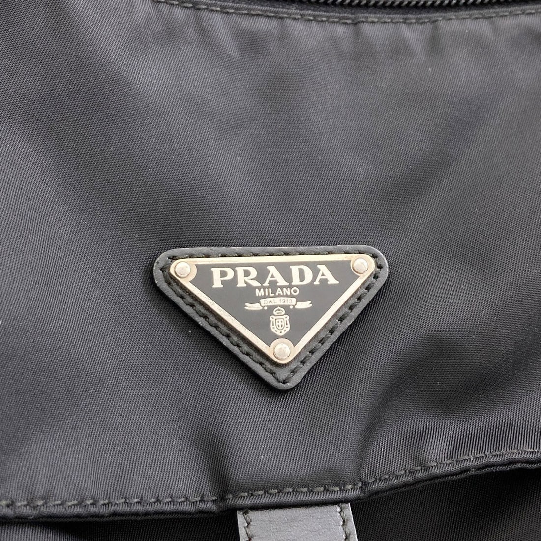 Triangle Logo Bag Nylon Shoulder - 7