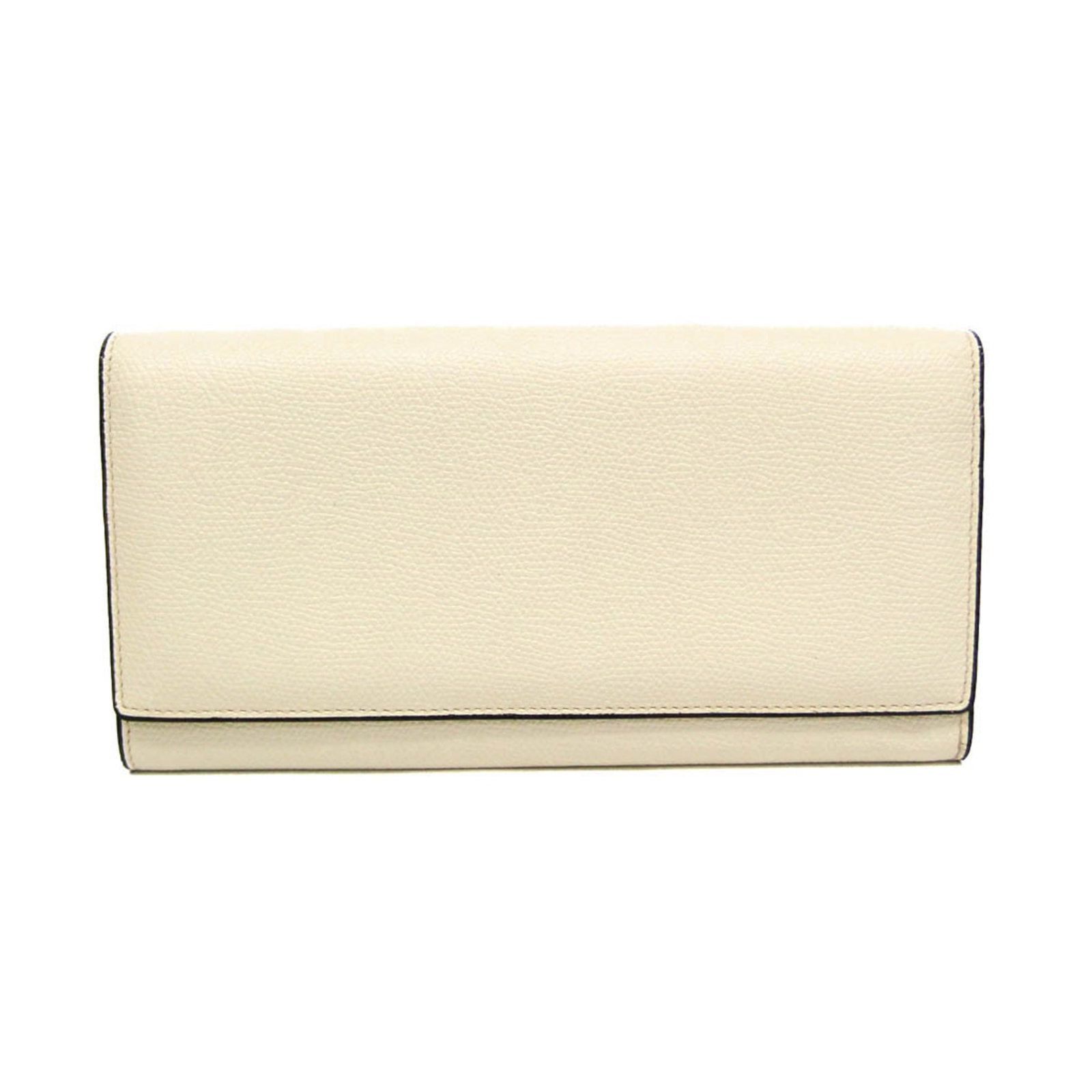 Valextra Long Wallet (Bi-Fold) Leather: Valextra Long Wallet (Bi-Fold) Leather The Valextra Long Wallet (Bi-Fold) Leather is a high-quality, Italian-made leather wallet featuring a removable 12-card holder and a sleek, off-white design.