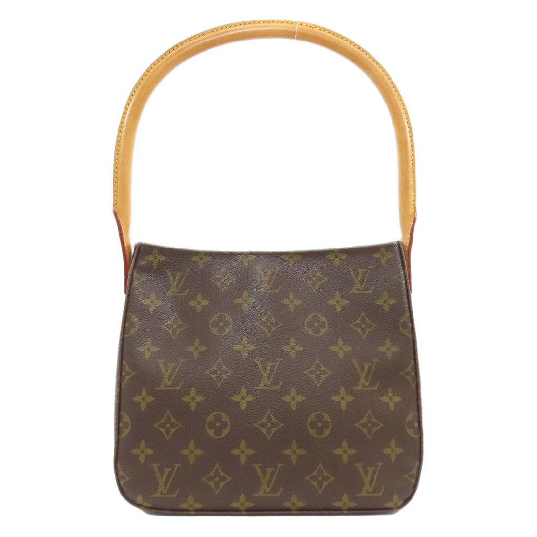Louis Vuitton M51146 Looping Mm Shoulder Bag Monogram Canvas: Louis Vuitton M51146 Looping Mm Shoulder Bag Monogram Canvas Brown Monogram Canvas Shoulder Bag with Signature. This LOUIS VUITTON M51146 Looping MM shoulder bag features a classic design with a