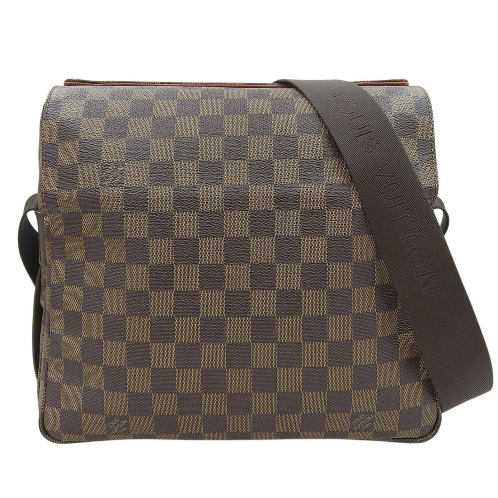Louis Vuitton PVC Shoulder Bag: Louis Vuitton PVC Shoulder Bag Brown, Ebene Louis Vuitton PVC Shoulder Bag with a classic design, made from high-quality PVC material and featuring a signature on the interior. Measuring 24cm x 28cm