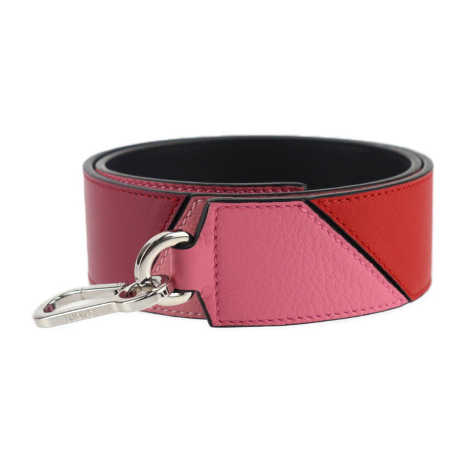Strap Leather by Loewe: Strap Leather by Loewe Strap Leather by Loewe is a high-quality, handcrafted accessory featuring a signature from the artist. Made from genuine calfskin, this Degrade Puzzle Bandouliere 90 strap