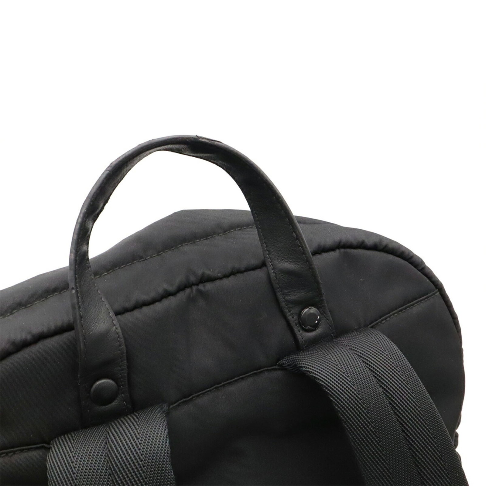 Backpack Nylon Leather Prada - 5