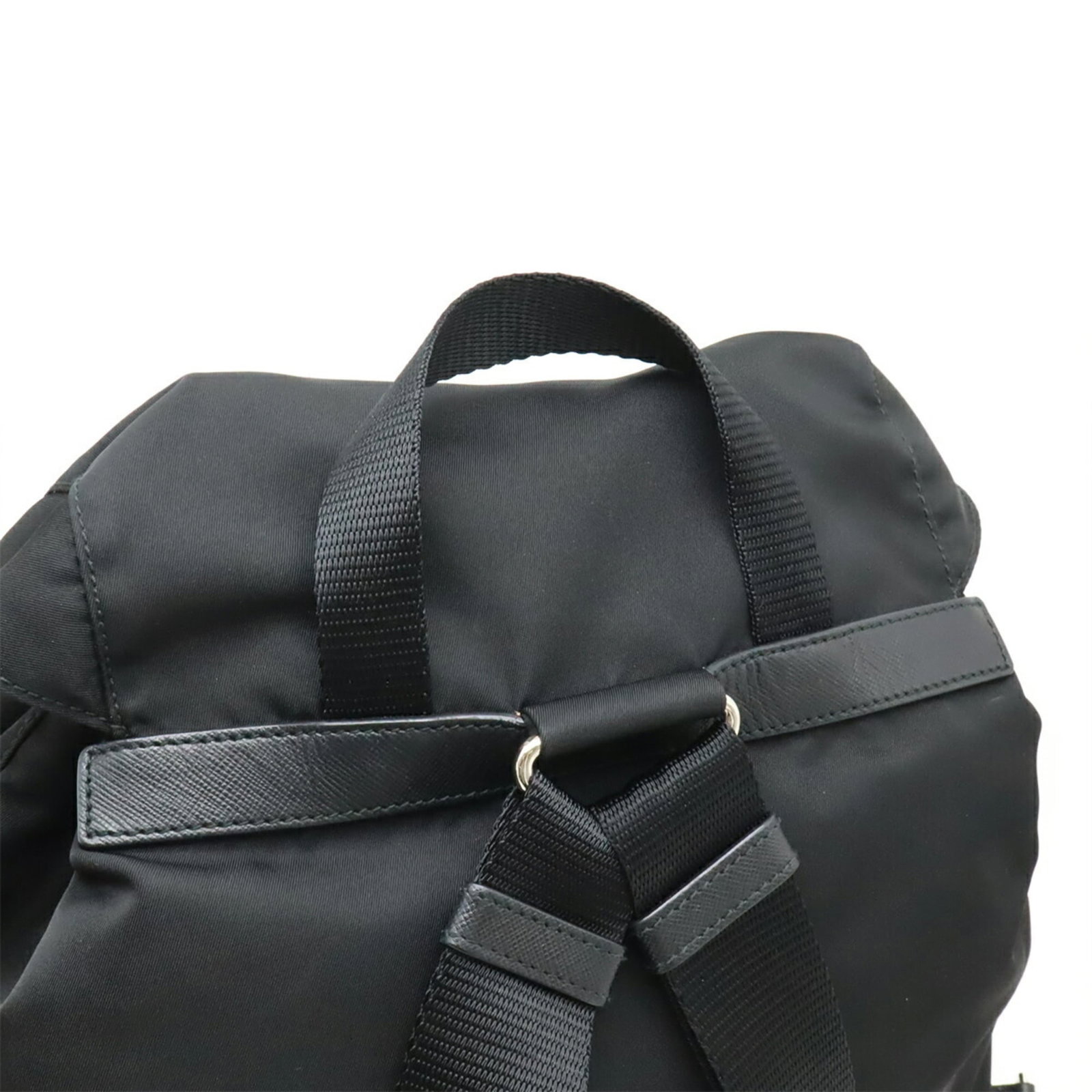 Backpack Nylon Leather Prada - 5