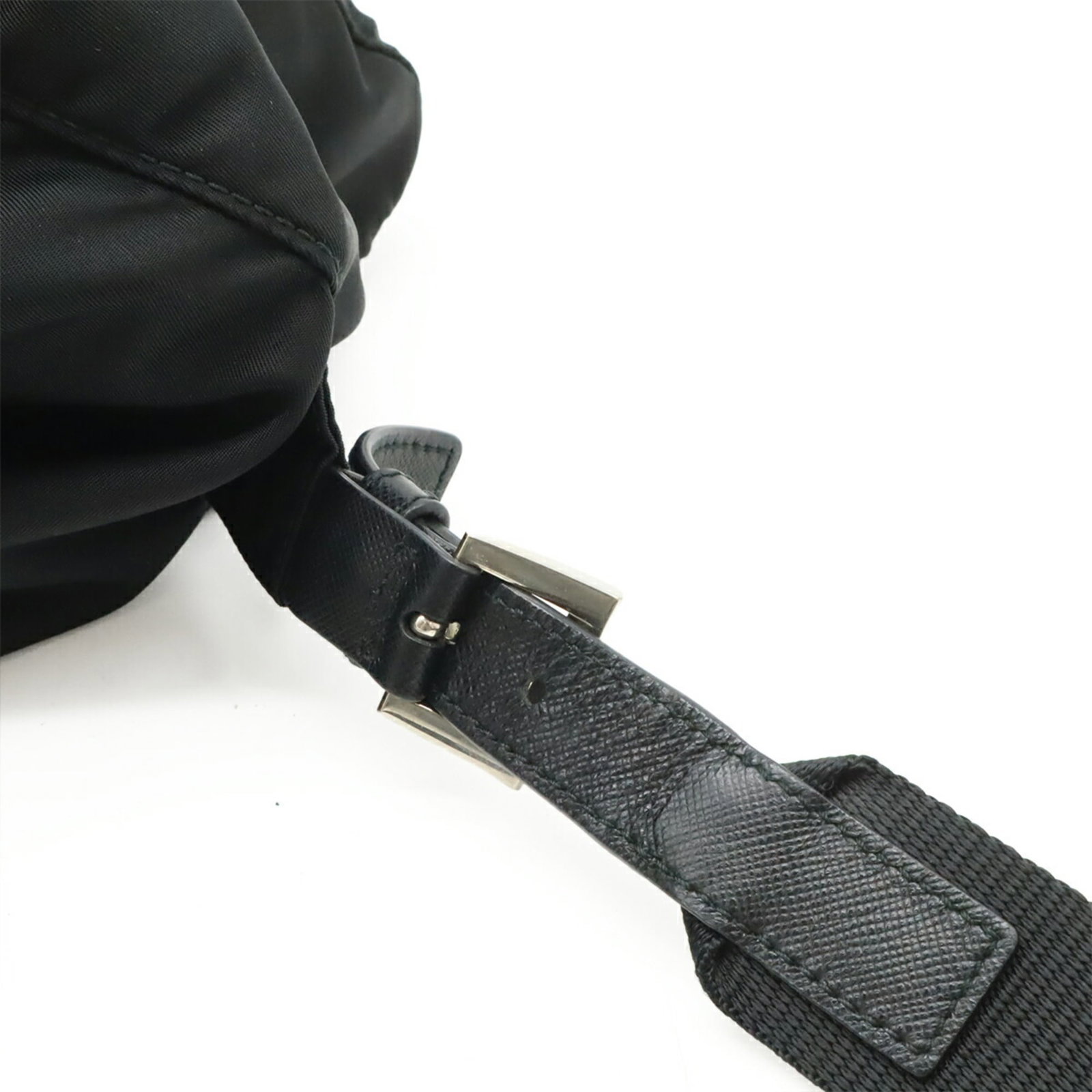Backpack Nylon Leather Prada - 7