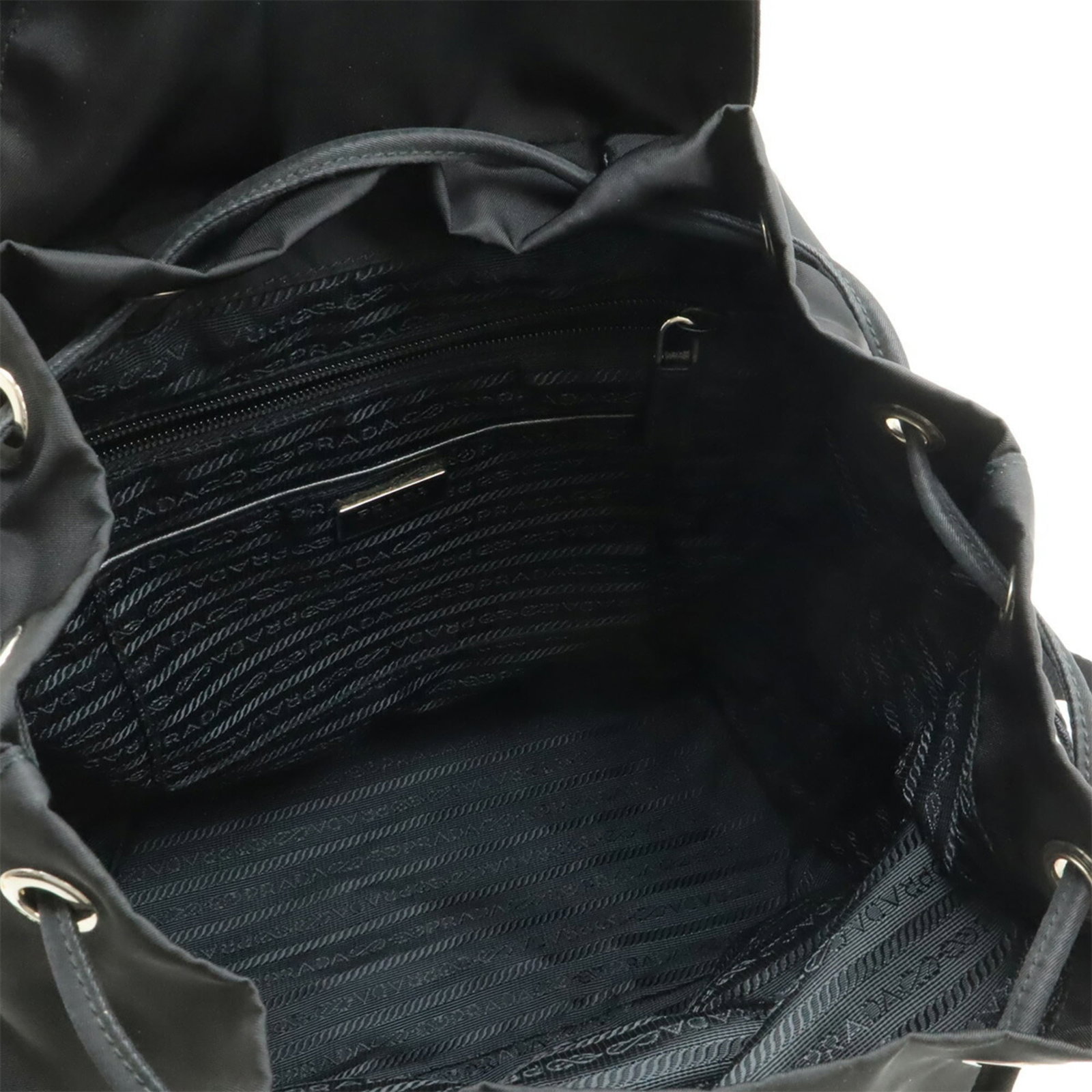 Backpack Nylon Leather Prada - 8