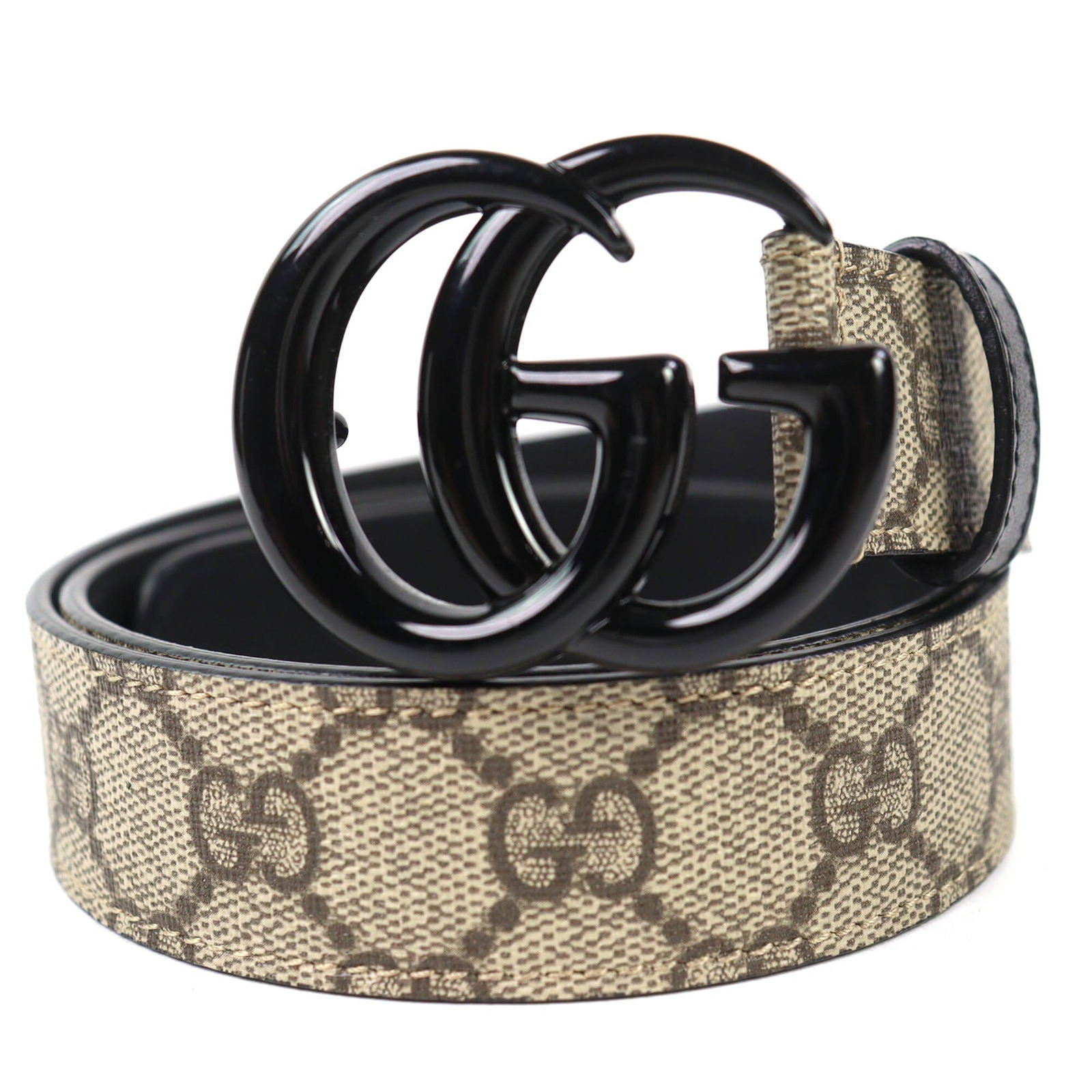 Standard Belt Gucci: Standard Belt Gucci Standard Belt Gucci is made from high-quality leather, available in beige and black colors. The belt's length is adjustable, falling between 76cm and 86cm, making it suitable for