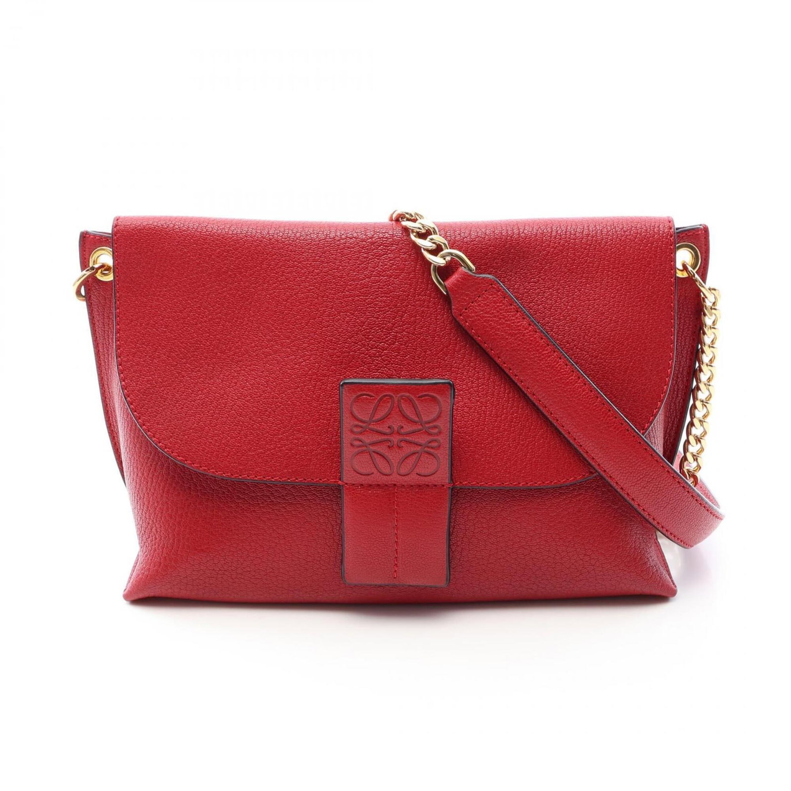 Shoulder Bag Leather: Shoulder Bag Leather Red leather shoulder bag with a sleek 15cm x 24cm x 10.5cm size, perfect for everyday carry. The bag's bold red color makes a statement, while its classic design ensures timeless 