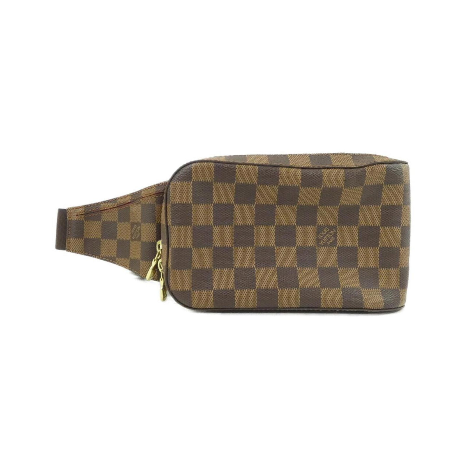Canvas Coated Louis Vuitton Bag Shoulder: Canvas Coated Louis Vuitton Bag Shoulder Canvas Coated Louis Vuitton Bag Shoulder - A stylish and compact shoulder bag made from coated canvas, featuring gold hardware and a classic Ebene color.