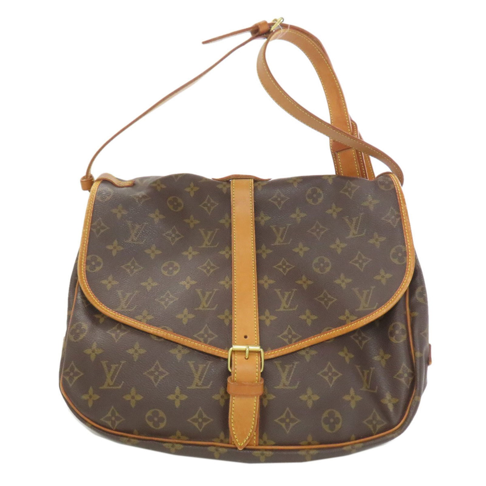 Monogram Canvas Louis Vuitton Shoulder Bag: Monogram Canvas Louis Vuitton Shoulder Bag Monogram Canvas Louis Vuitton Shoulder Bag - 28cm x 33.5cm x 23cm. This canvas shoulder bag features the iconic Louis Vuitton monogram pattern, a signature