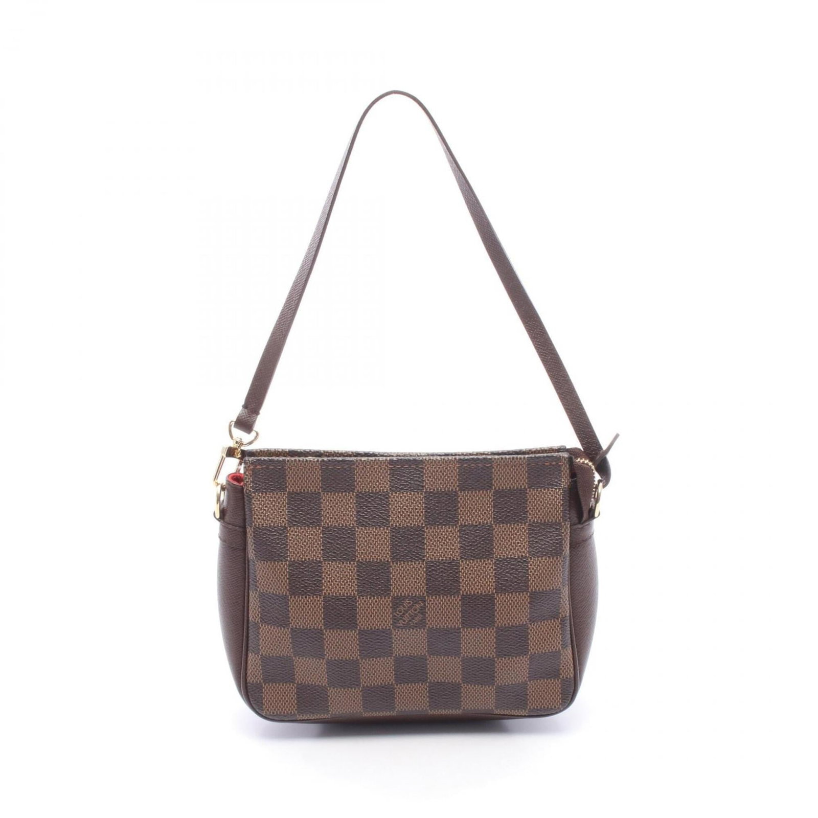 Handbag Coated Canvas Leather Louis Vuitton: Handbag Coated Canvas Leather Louis Vuitton Coated canvas and leather come together in this classic Louis Vuitton design, featuring a timeless brown color and precise measurements. Made with a durable
