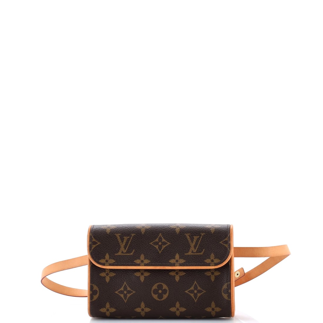 Vuitton Canvas Monogram Florentine Waist Bag: Vuitton Canvas Monogram Florentine Waist Bag Canvas Coated Louis Vuitton Florentine Waist Bag in Brown. This Florentine Waist Bag features a classic canvas coated exterior with a timeless brown color