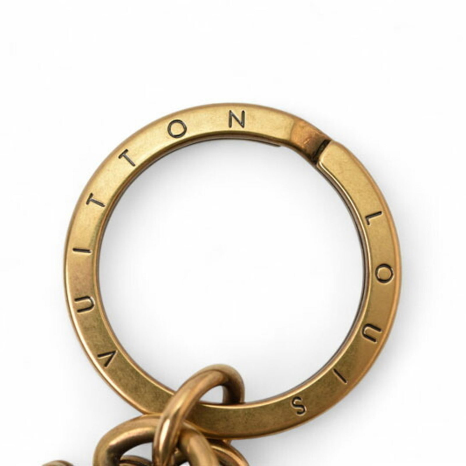 Louis Vuitton Keyring Gold Plating - 4