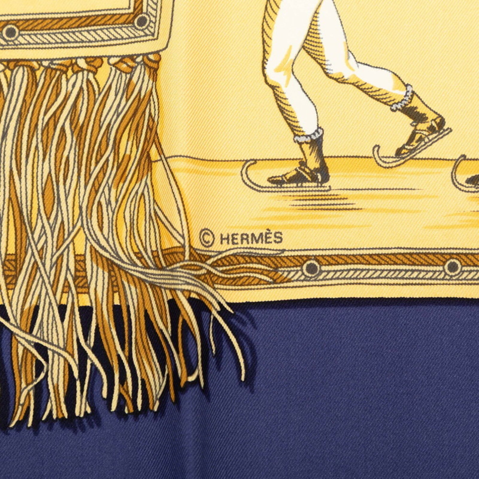 Silk Hermes Scarf - 2