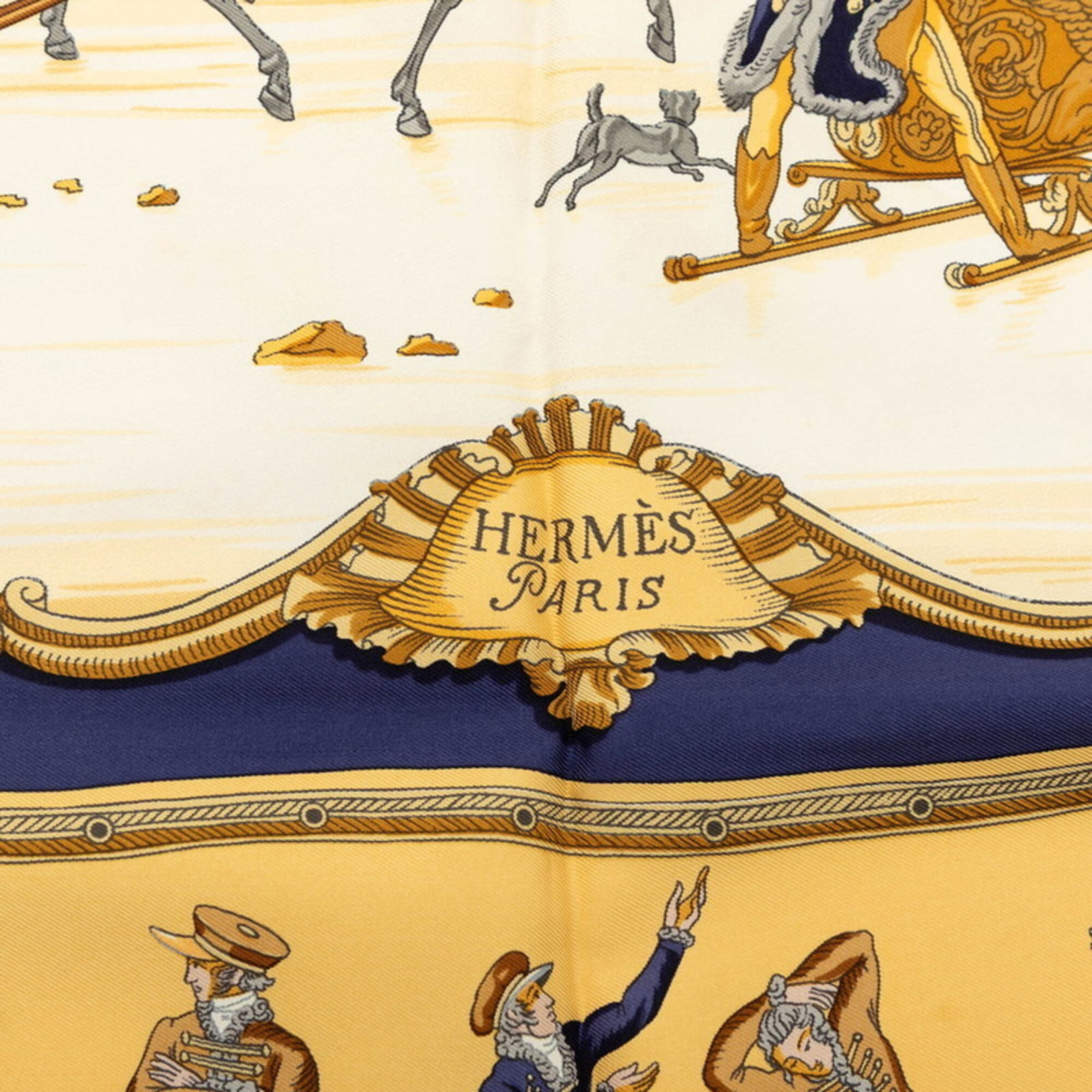 Silk Hermes Scarf - 4