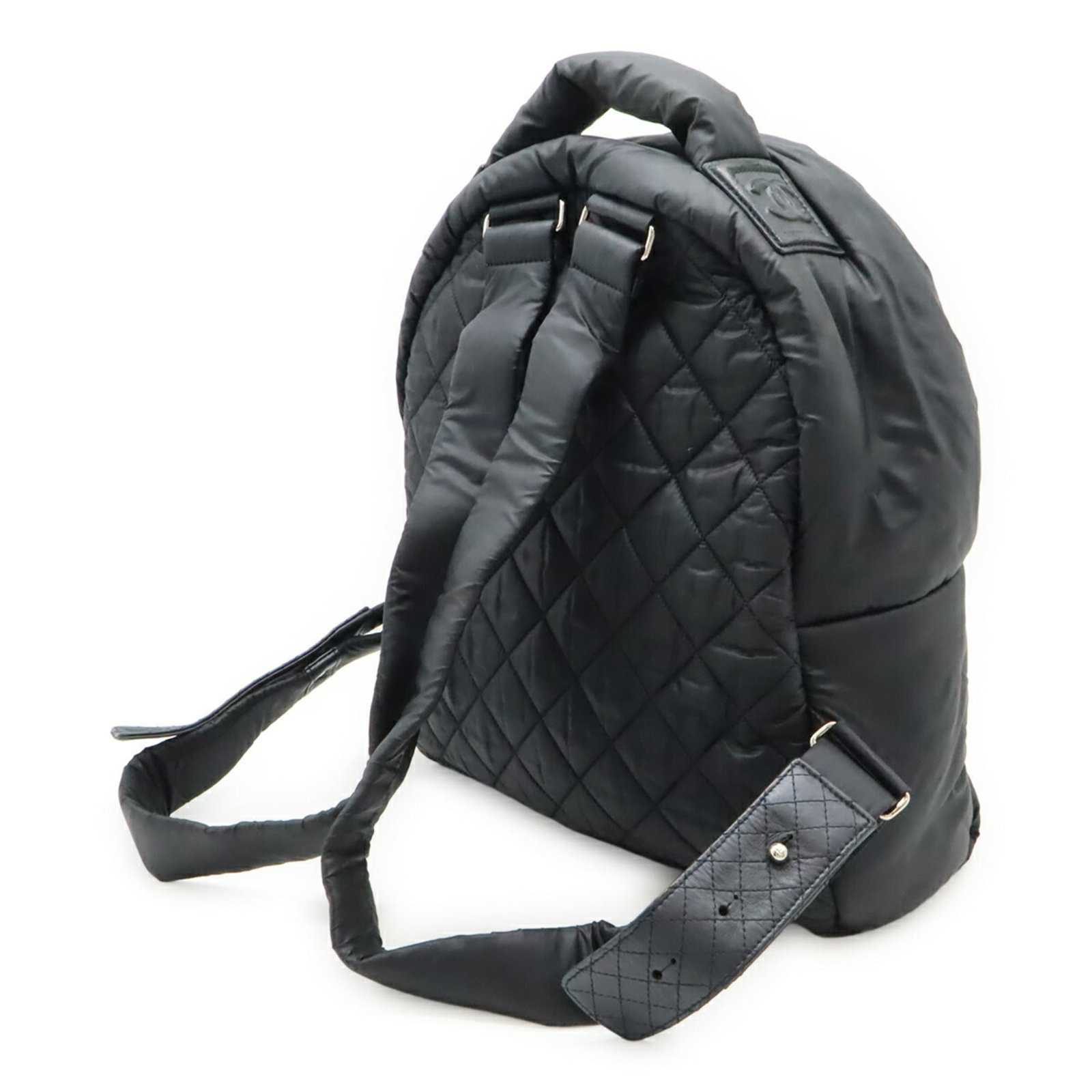 Nylon Leather Backpack Chanel - 3