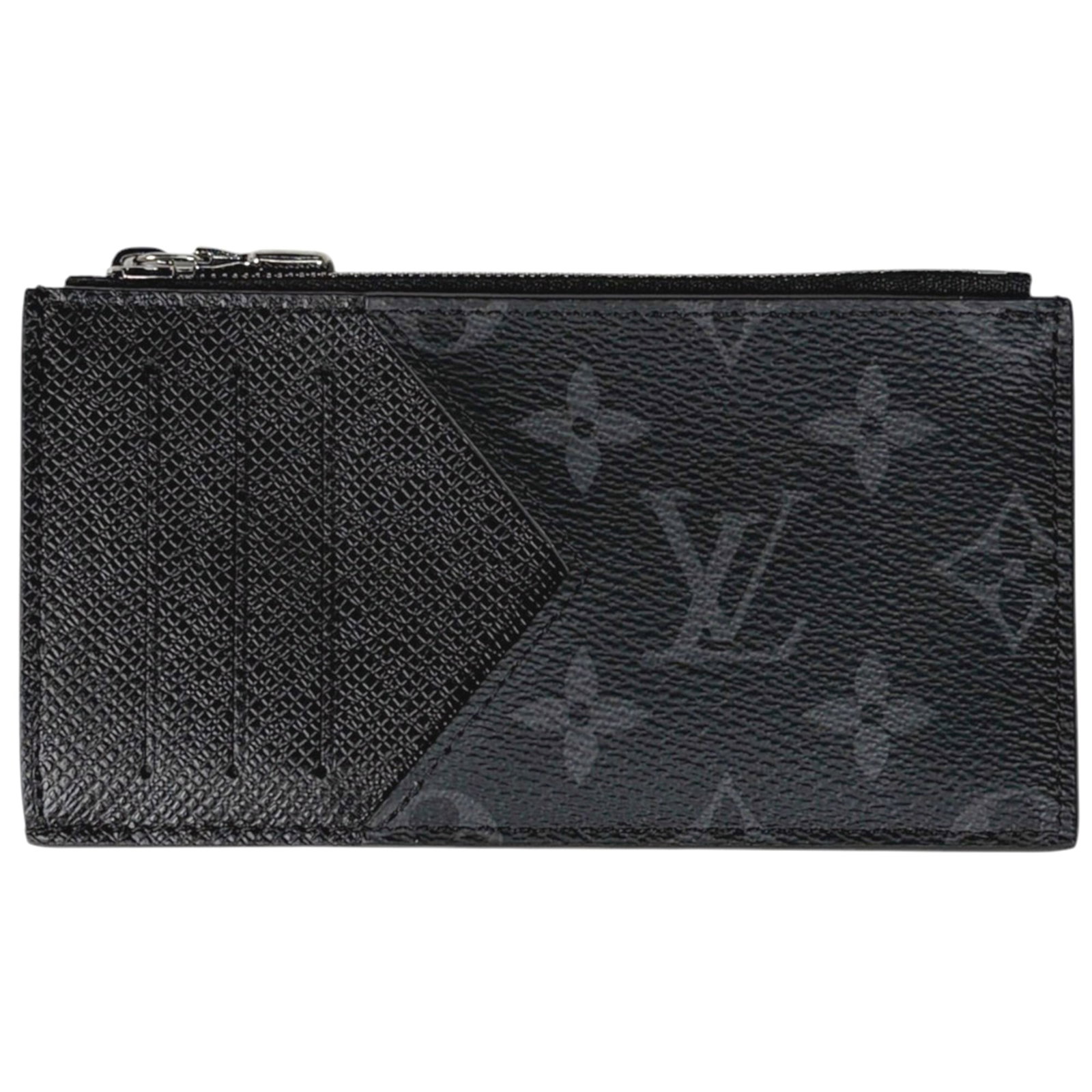 Louis Vuitton Purse Taigarama Coin: Louis Vuitton Purse Taigarama Coin Item Specifics: Brand: Louis Vuitton Type: Coin purse/coin case Gender: Men Material: Taigarama Color: Black, Noir Size (HxWxD): 7.5cm x 14.5cm x 5.00mm / 2.95'' x