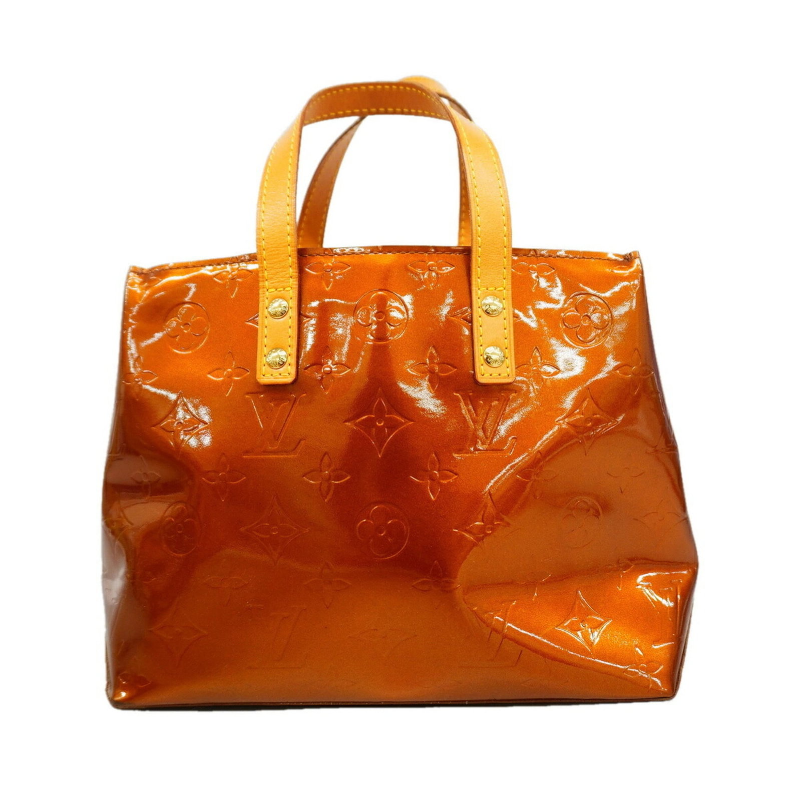 Handbag Louis Vuitton: Handbag Louis Vuitton Bronze Louis Vuitton handbag with clean lines and classic design. Measuring 18cm x 22cm x 10cm, it offers a stylish and compact size. Made from high-quality materials, this