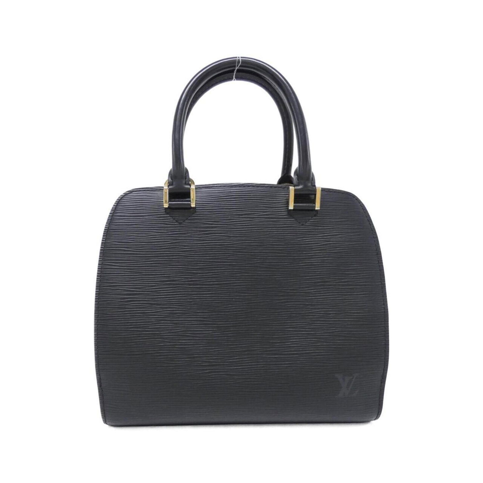 Handbag Leather Louis Vuitton: Handbag Leather Louis Vuitton The Louis Vuitton MPN M52052 Handbag is a sleek and sophisticated black leather bag, crafted from high-quality calfskin. Measuring 21cm x 25cm x 10cm, it offers a