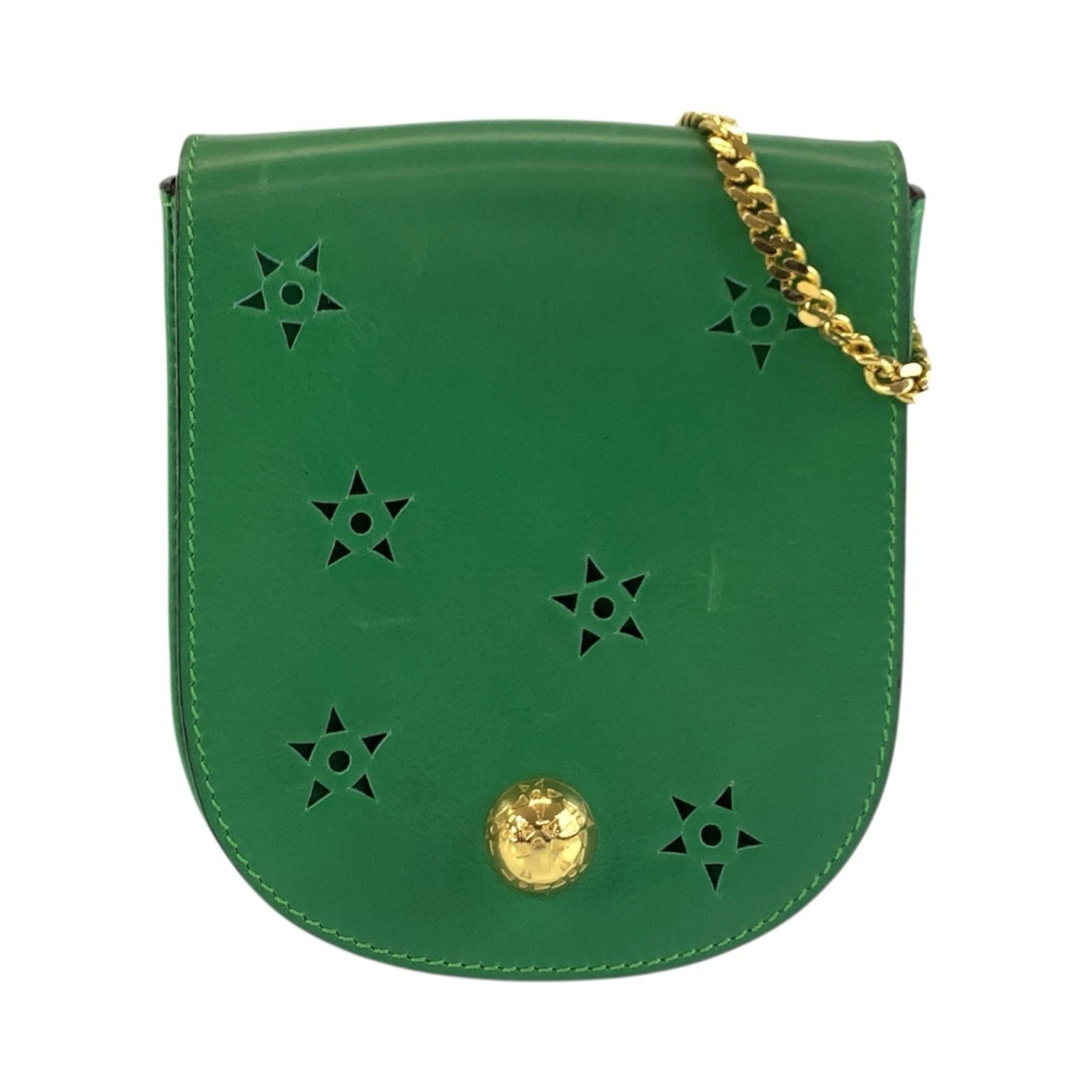 Celine Leather Shoulder Bag Pochette: Celine Leather Shoulder Bag Pochette Celine Leather Shoulder Bag Pochette is crafted from high-quality leather, featuring a sleek green hue. Measuring 15cm x 13cm x 3.5cm, this pochette boasts a compa