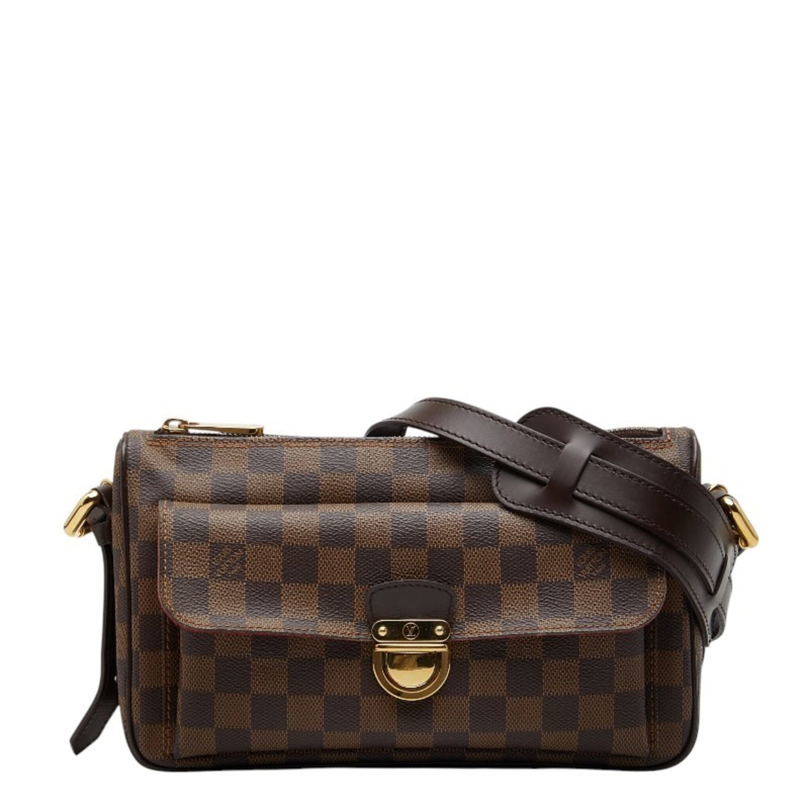 PVC Leather Louis Vuitton Shoulder Bag: PVC Leather Louis Vuitton Shoulder Bag PVC Leather Louis Vuitton Shoulder Bag features a unique combination of PVC and leather materials, with a distinctive brown color and a sturdy zipper closure.