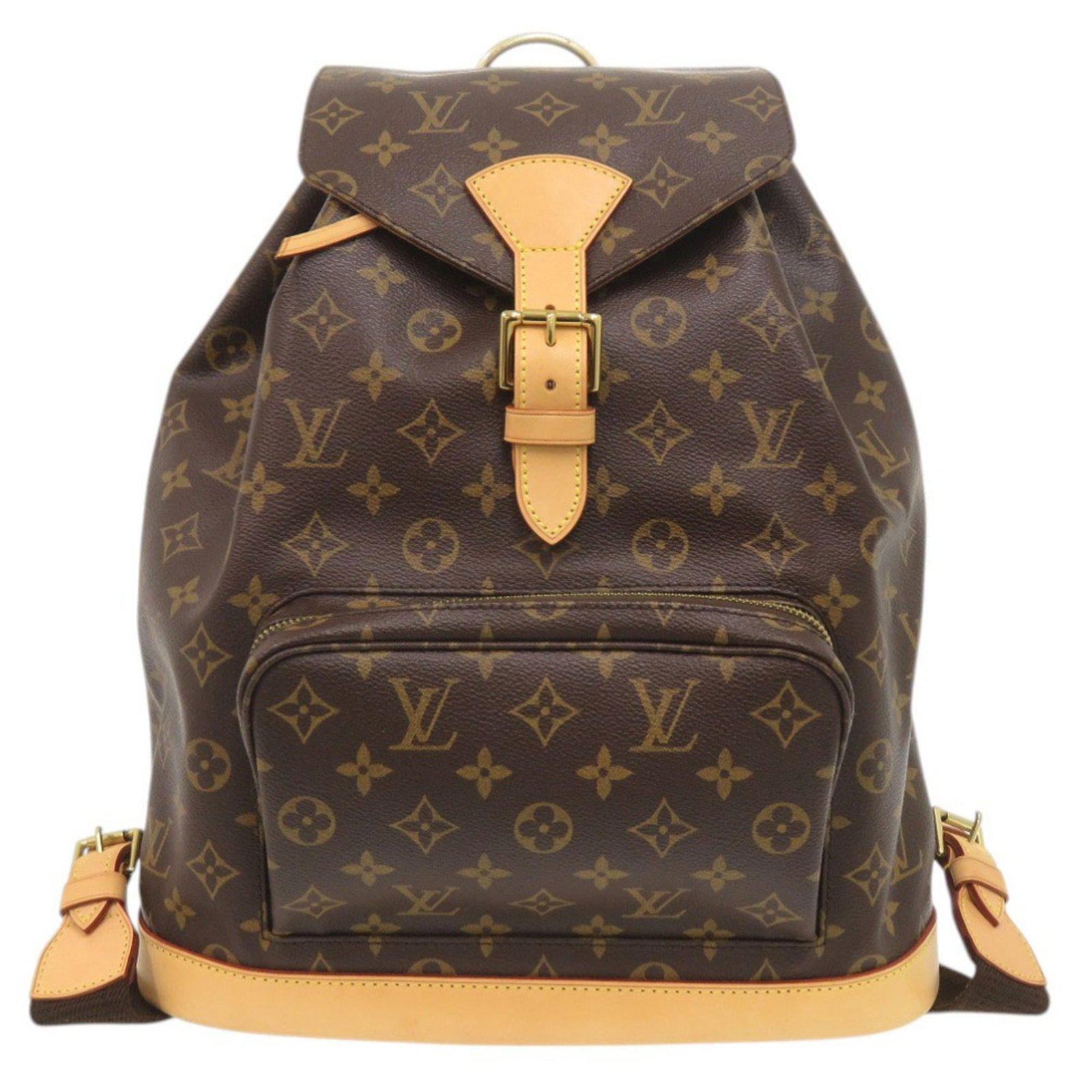 Vuitton Louis Monogram Backpack: Vuitton Louis Monogram Backpack Brown Monogram Louis Vuitton Backpack - 36cm x 31cm x 13cm, featuring the iconic Louis Vuitton monogram pattern, this stylish backpack is a classic design from the Fren