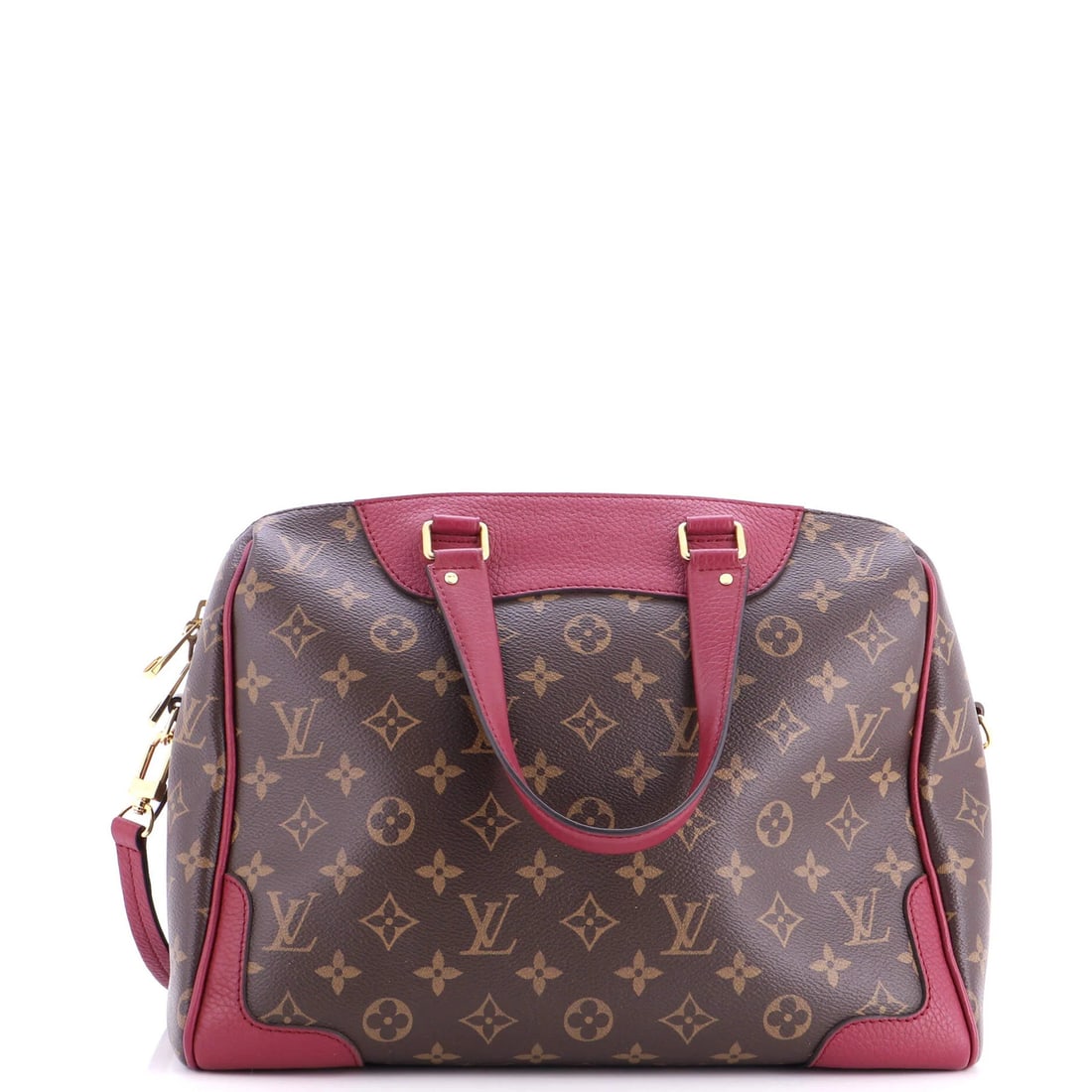 Canvas Leather Monogram Handbag Louis Vuitton Retiro NM: Canvas Leather Monogram Handbag Louis Vuitton Retiro NM Canvas Leather Monogram Handbag Louis Vuitton Retiro NMThis Louis Vuitton Retiro NM handbag features a unique combination of canvas and leather