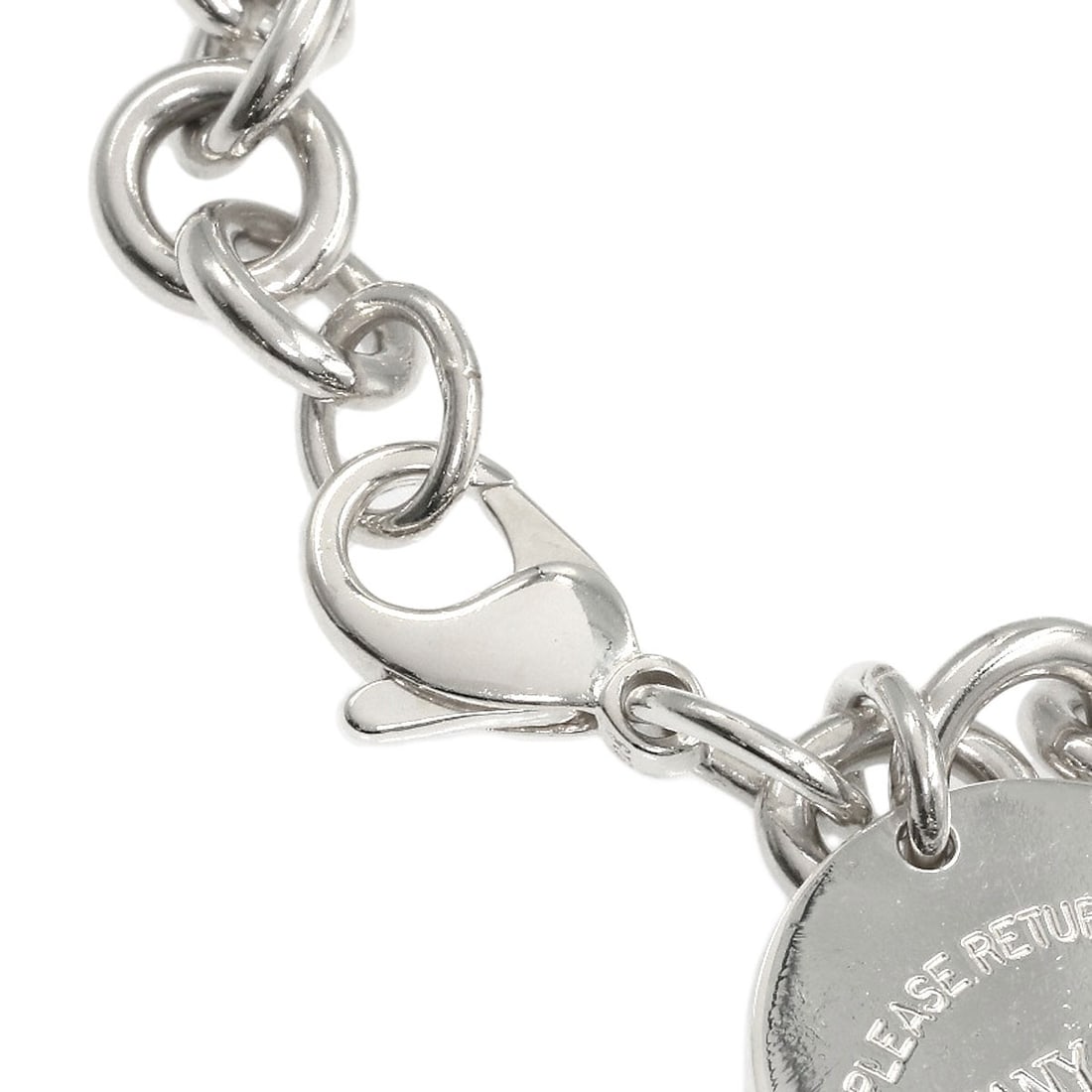 Return Tiffany Round Silver Bracelet - 4