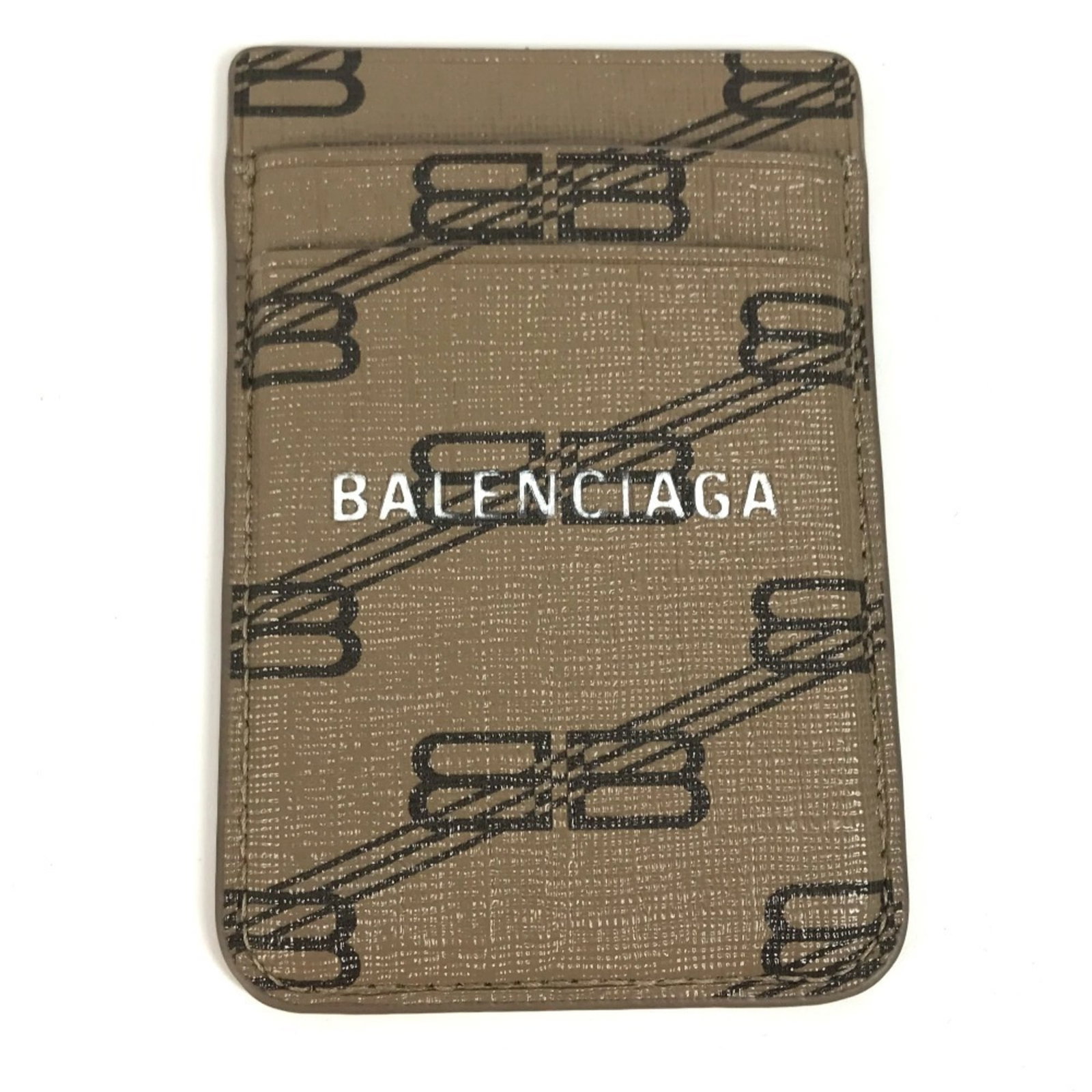 Case Business Card Leather Balenciaga: Case Business Card Leather Balenciaga This luxurious leather business card case is crafted from high-quality brown leather, measuring 9.5cm x 6.5cm. The case comes in a sturdy box and dust bag,