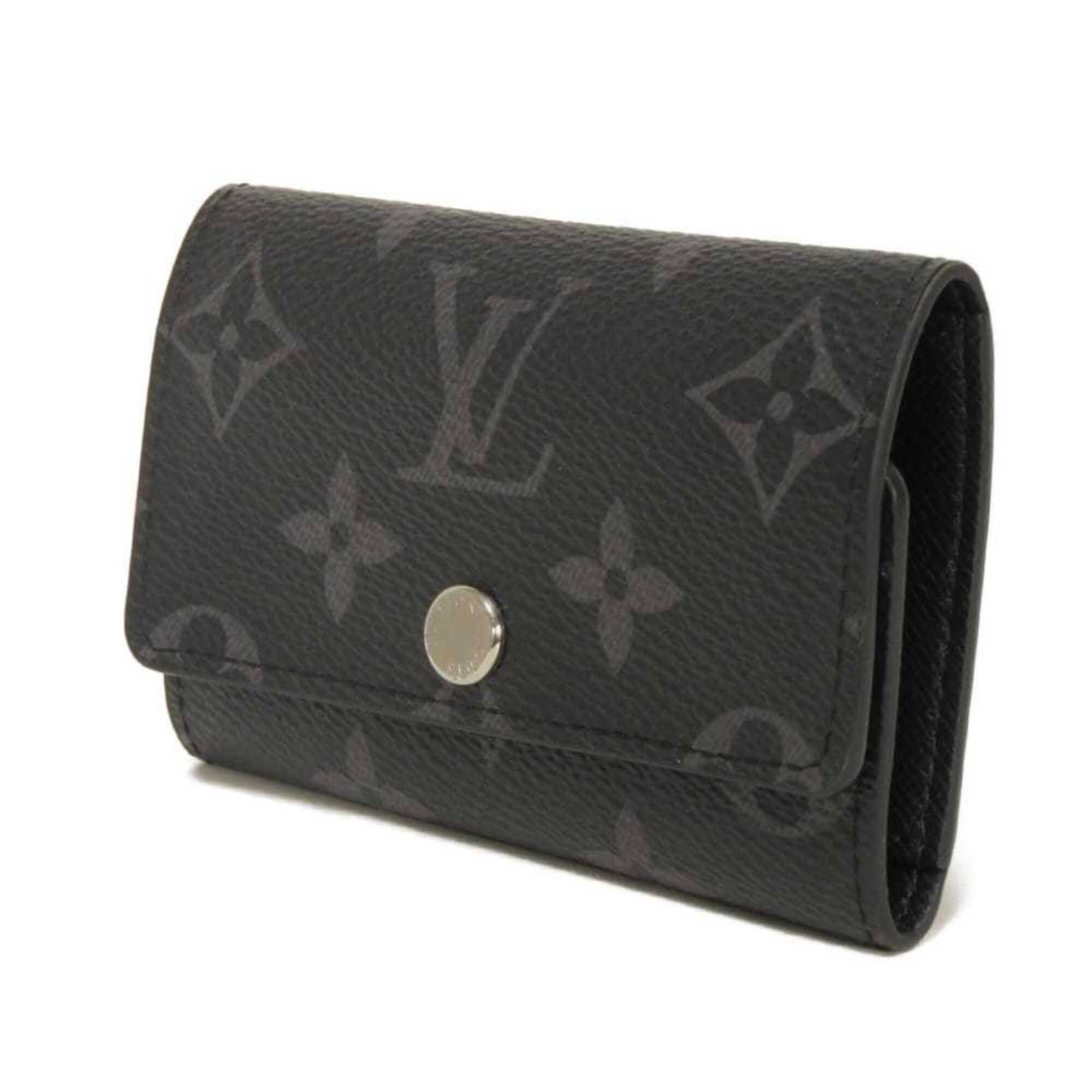 Canvas Leather Monogram Louis Vuitton Keycase Eclipse - 2