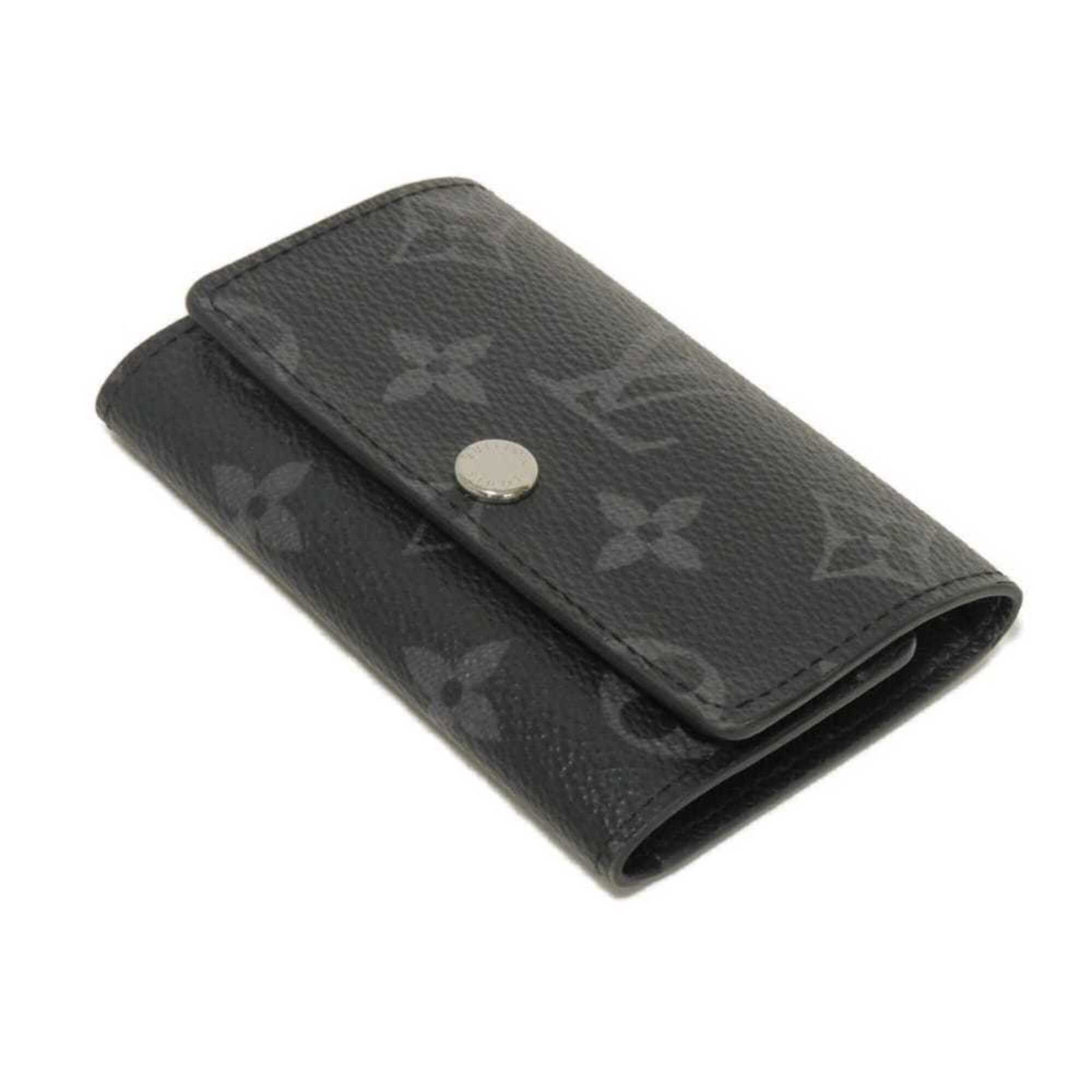 Canvas Leather Monogram Louis Vuitton Keycase Eclipse - 4