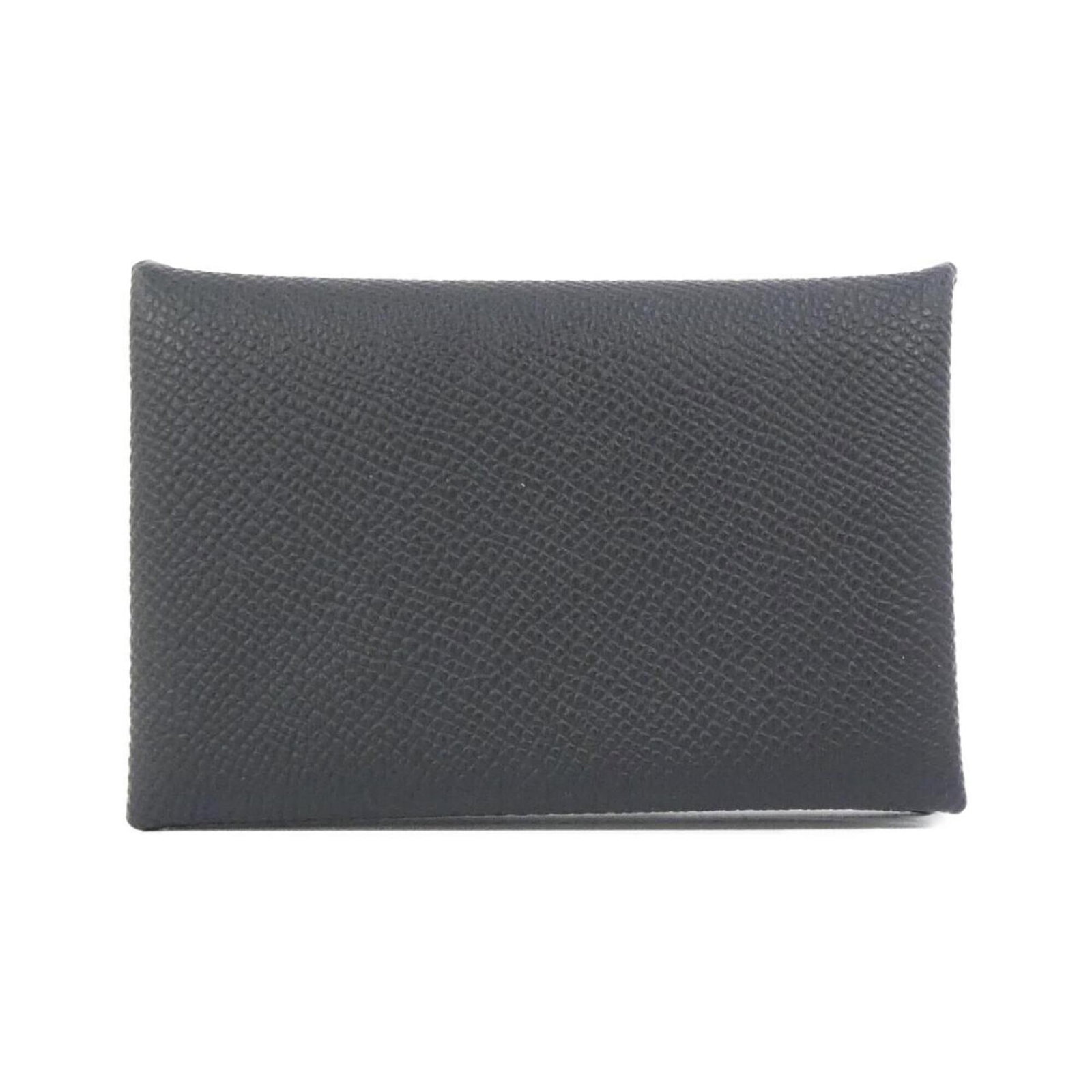 Epsom Leather Card Case Hermes: Epsom Leather Card Case Hermes Epsom leather card case from Hermes, featuring a sleek black design with a compact 7cm x 10.5cm x 1.5cm size, making it a convenient accessory for daily use. The Epsom l