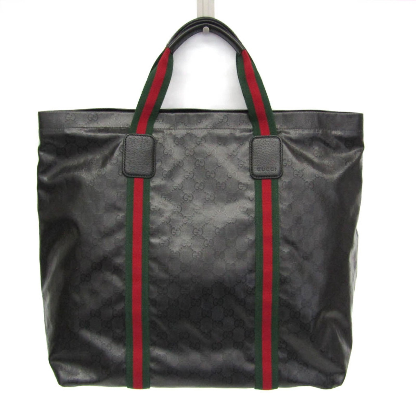 Crystal Gg Tote Bag Handbag Gucci: Crystal Gg Tote Bag Handbag Gucci Gucci's Large GG Crystal Tote Bag features a striking black color with a Web detail, making it a standout piece. The bag boasts a spacious interior with a zipper pock