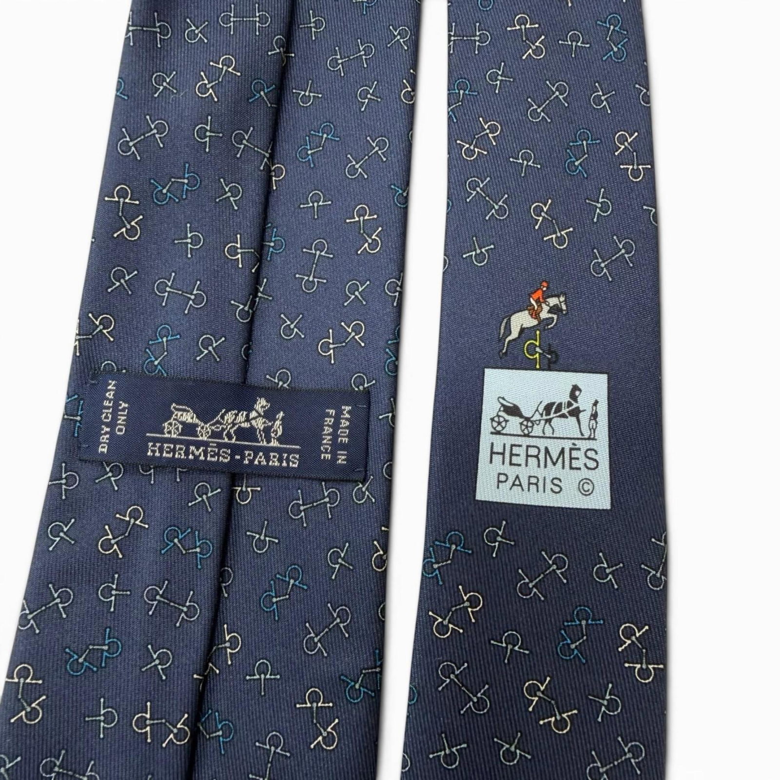 Silk Cravat Hermes - 5