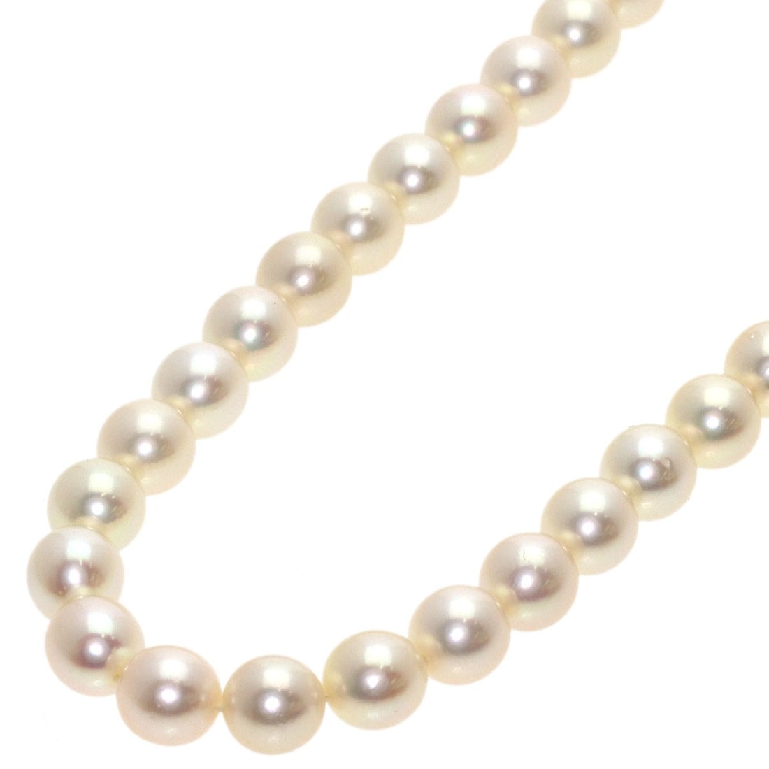Pearl K14 Mikimoto White Long Necklace: Pearl K14 Mikimoto White Long Necklace K14 White Gold Pearl Necklace with a stunning Mikimoto pearl, crafted in exceptional quality white gold. This elegant necklace boasts a striking 108cm length,