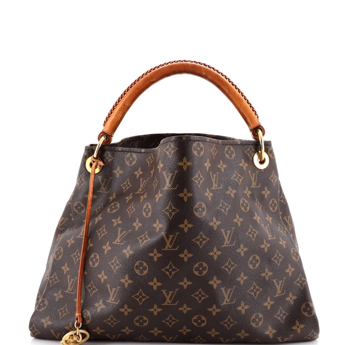 Louis Vuitton Canvas Handbag Monogram Artsy GM: Louis Vuitton Canvas Handbag Monogram Artsy GM Brown Louis Vuitton Artsy GM Monogram Canvas Handbag with Gold Hardware. Features a classic canvas exterior with a timeless monogram pattern, gold