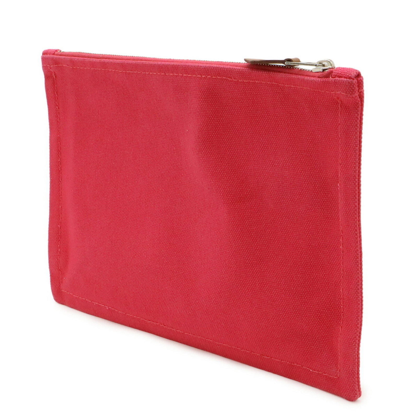 Canvas leather Hermes pouch - 3