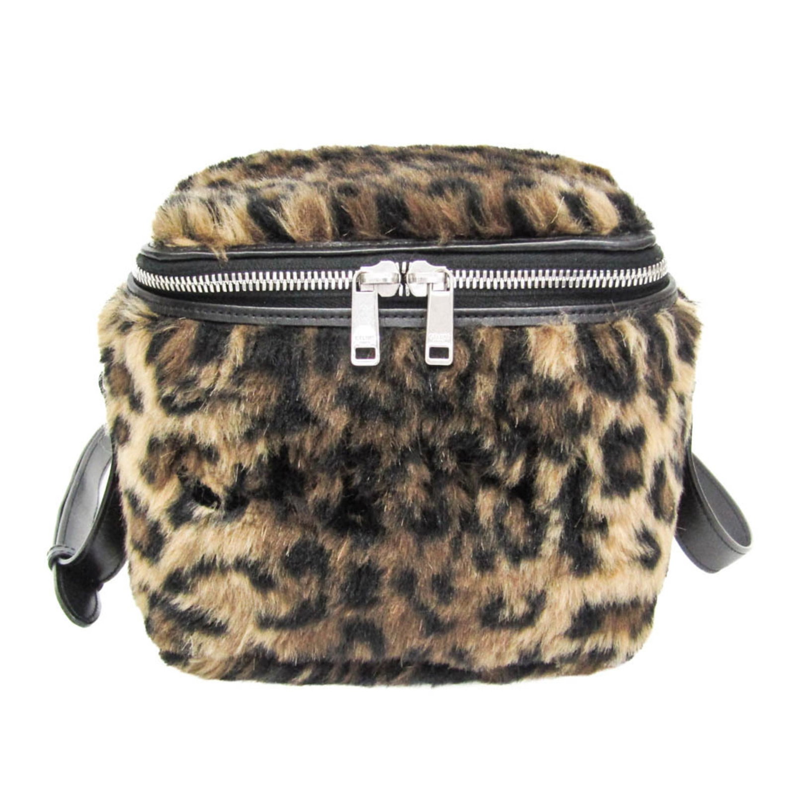 Shoulder Bag Celine Leather Faux Fur (1 of 17)