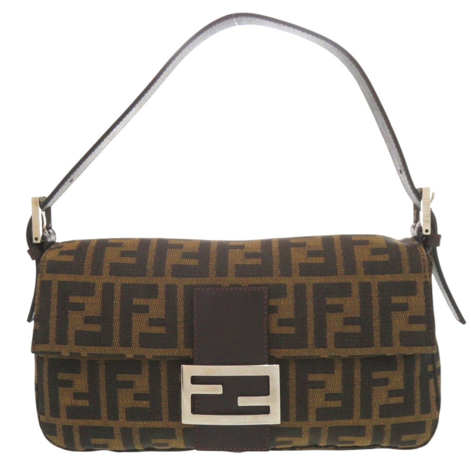 Nylon Leather Handbag Fendi: Nylon Leather Handbag Fendi Nylon Leather Handbag Fendi is made from a combination of leather and nylon, a unique blend of materials that gives it a distinctive look and feel. The bag's brown color